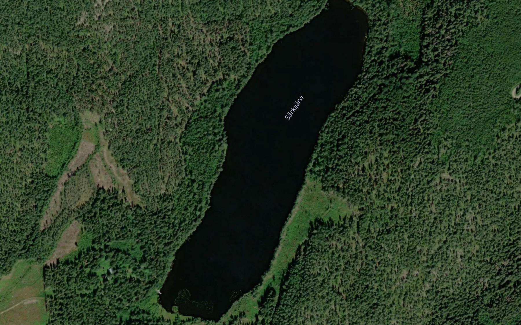 Satellite map of the Sarkijarvi