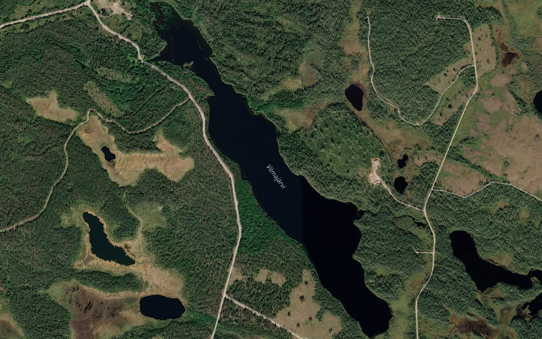 Satellite map of the Vilmajarvi