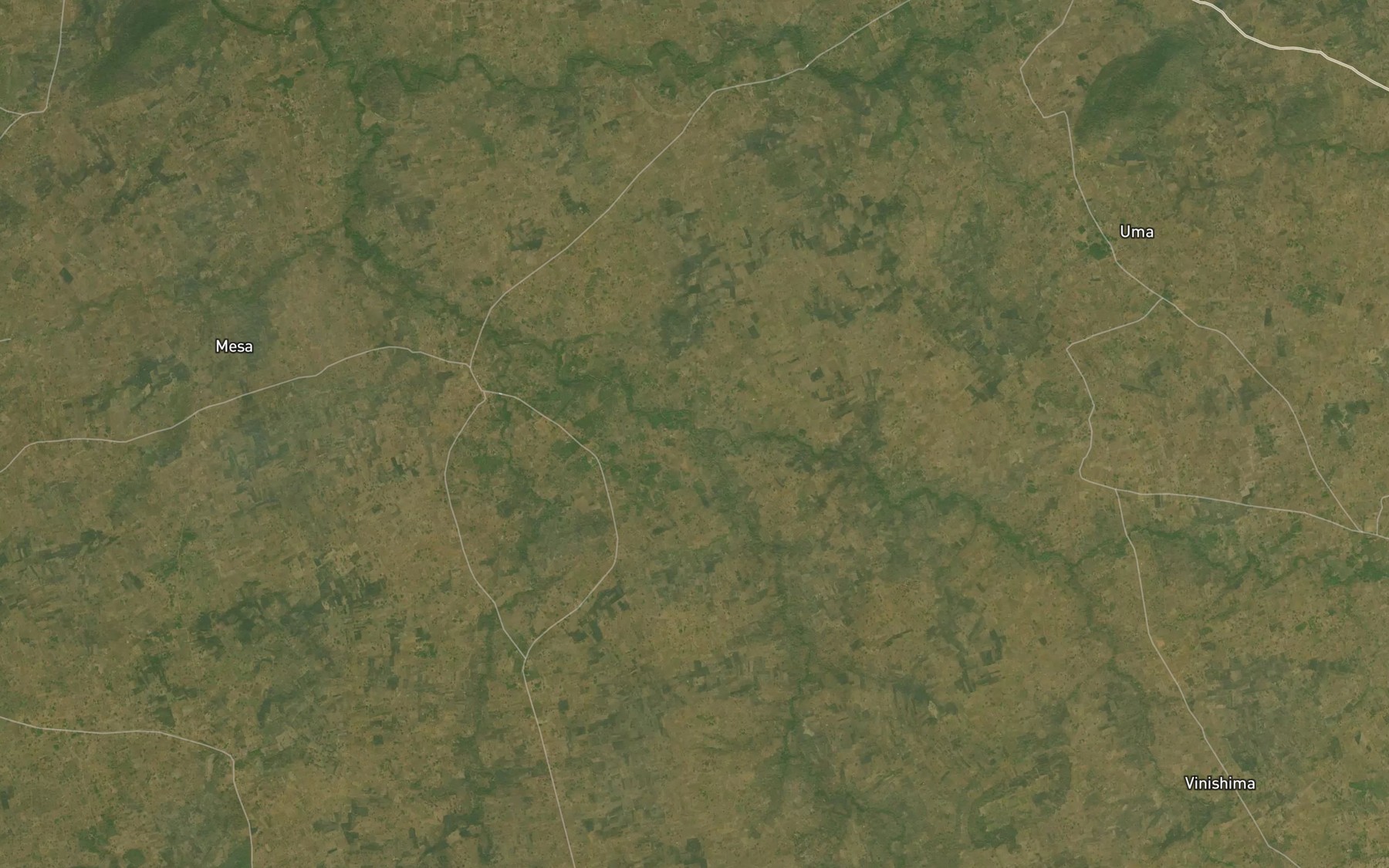 Satellite map of the River Utien