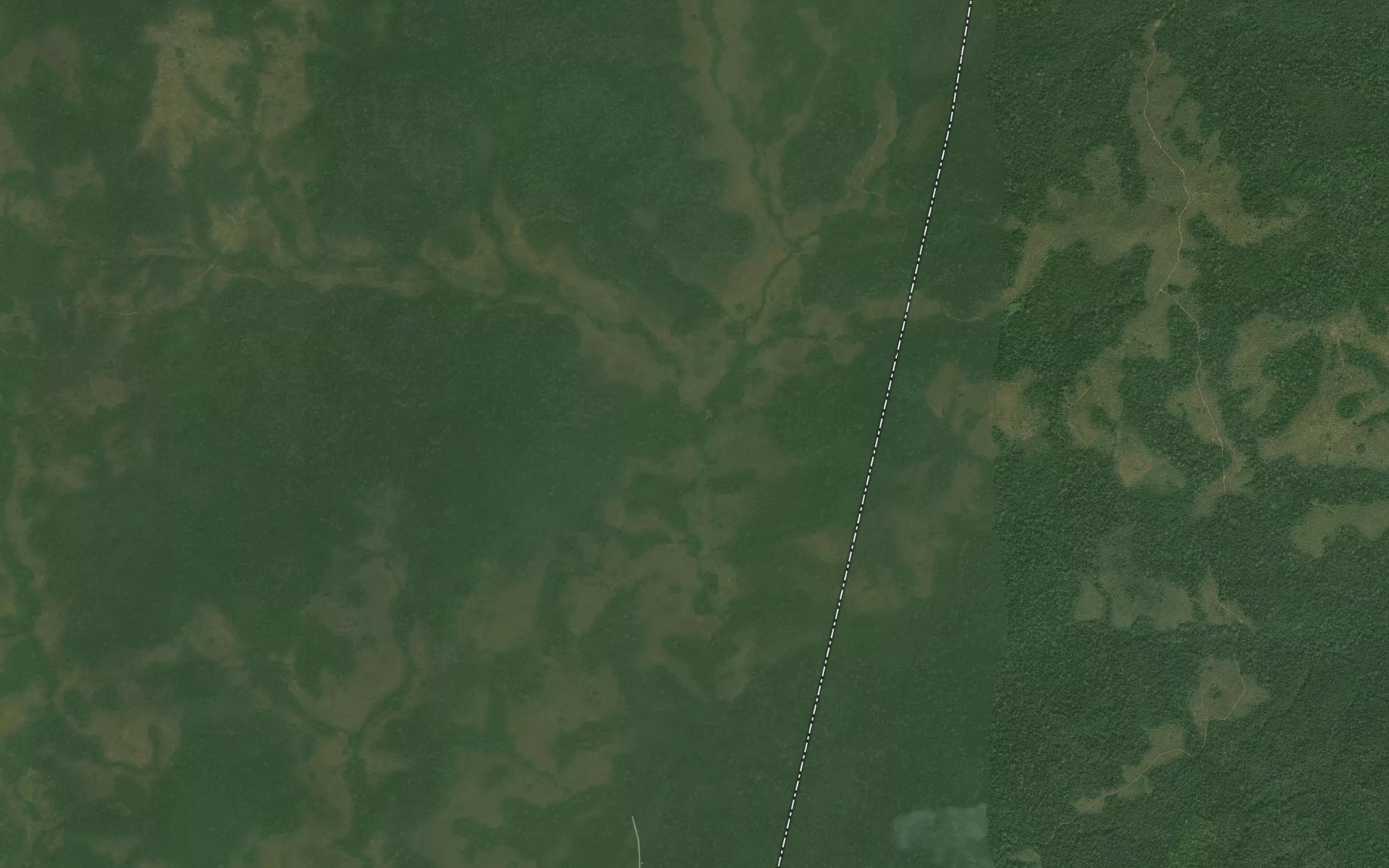 Satellite map of the Nkwe