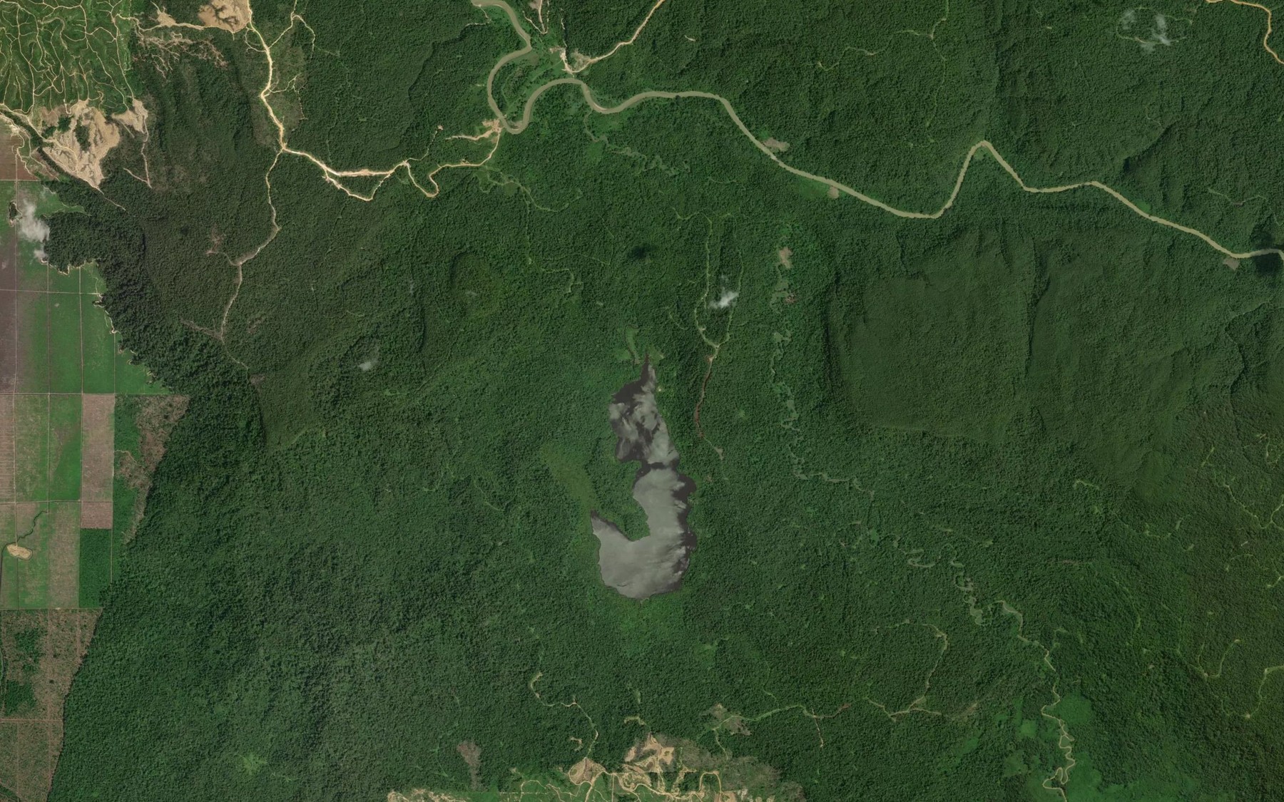 Satellite map of the Danau Lauttinggal