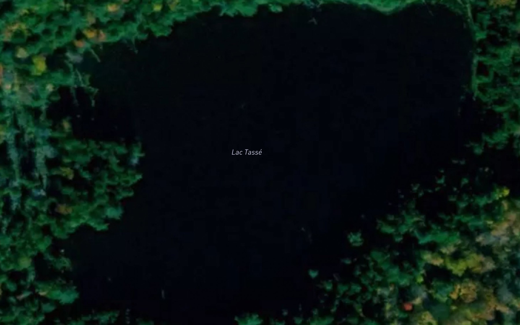 Satellite map of the Lac Tasse