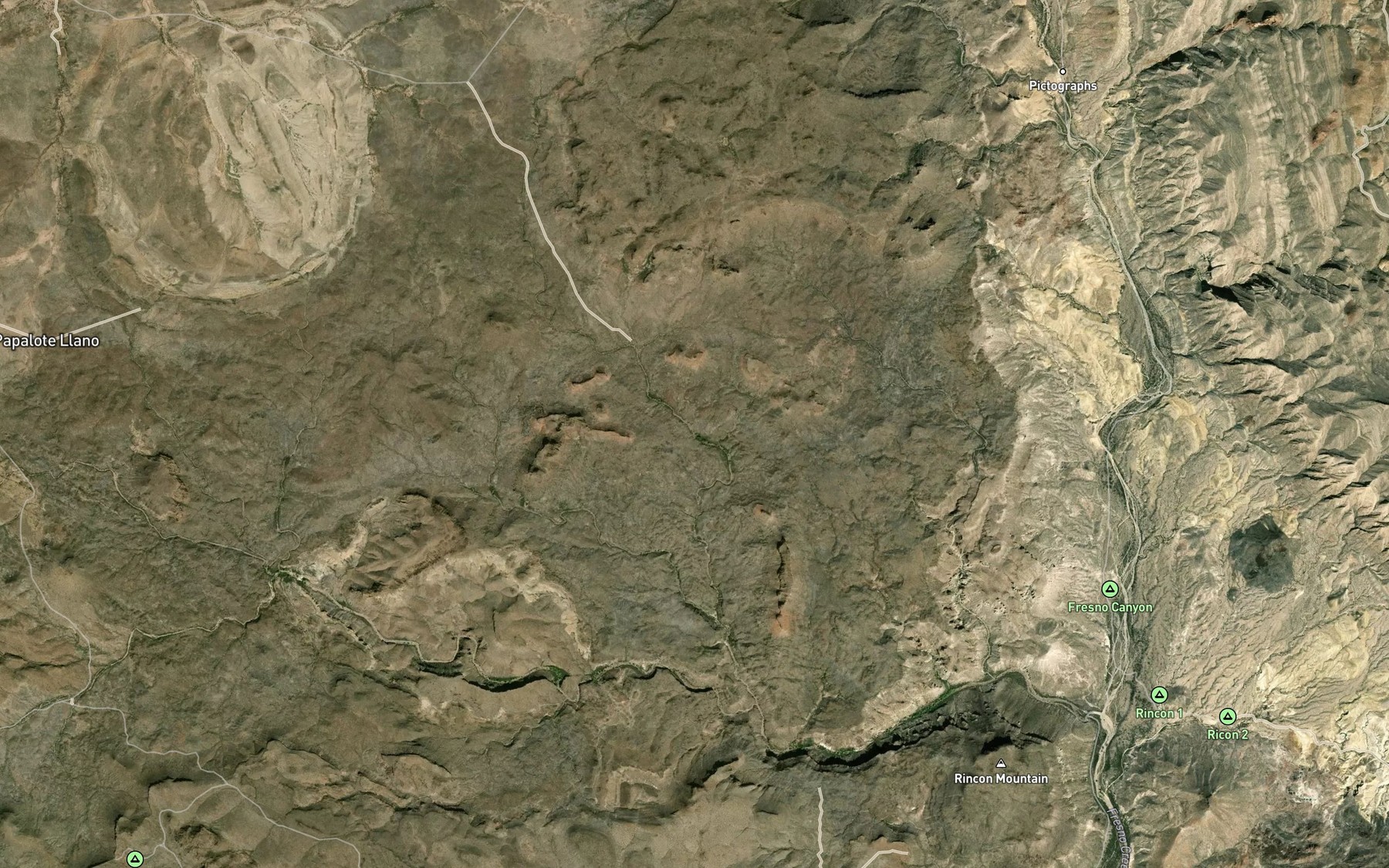 Satellite map of the Smith House Spring