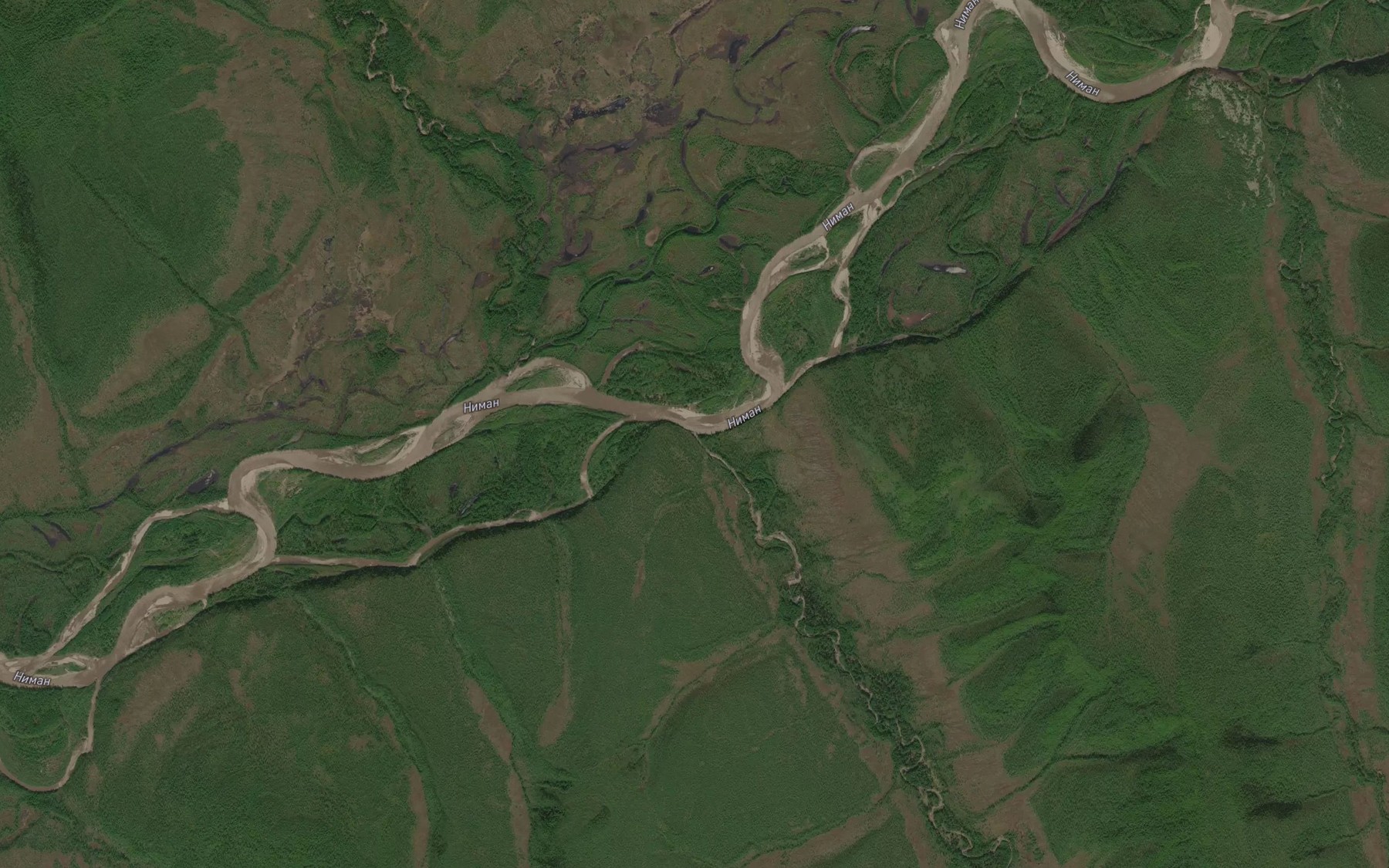 Satellite map of the Kurum