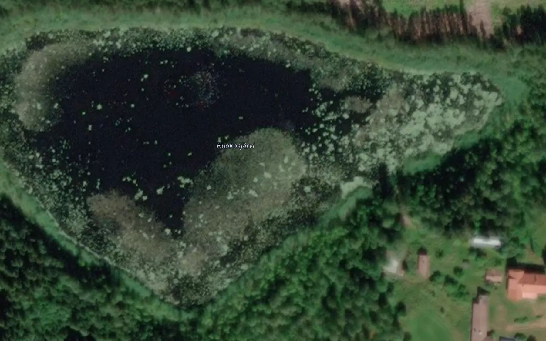 Satellite map of the Ruokosjarvi