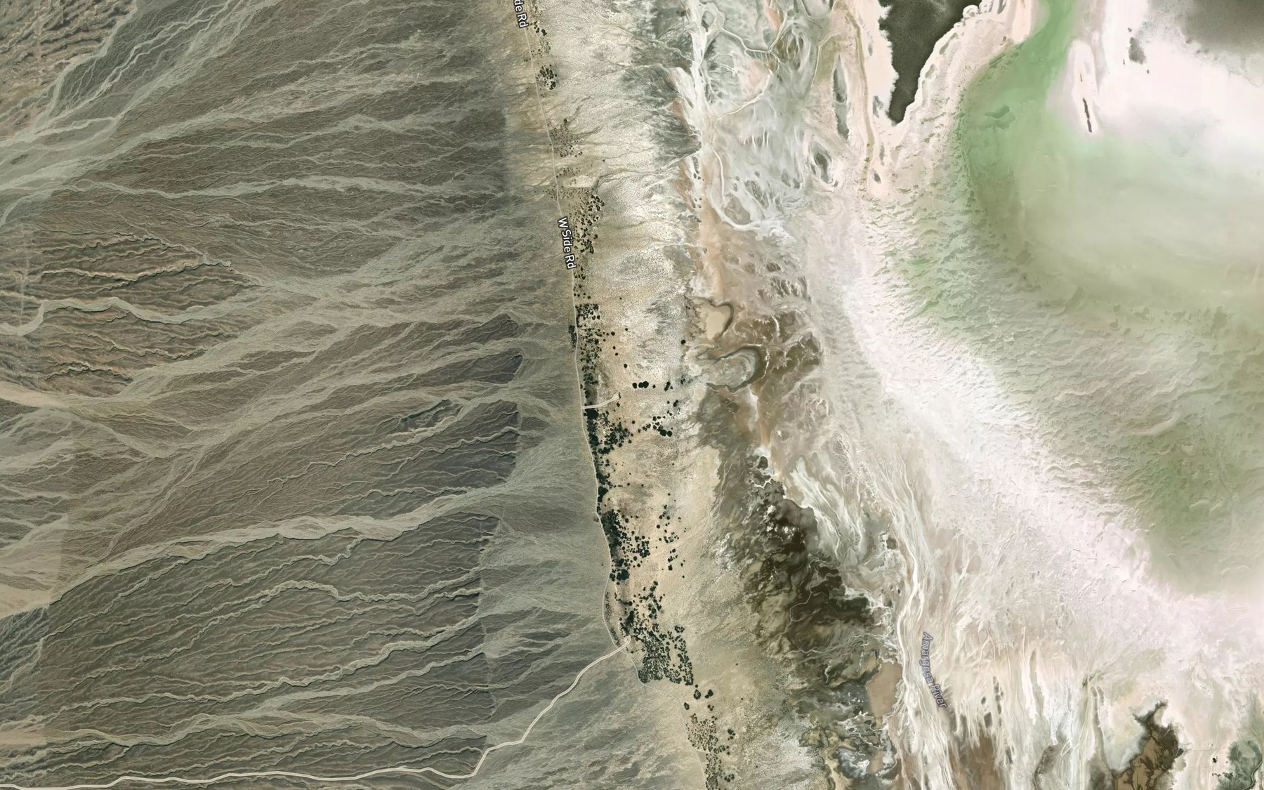 Satellite map of the Tule Spring