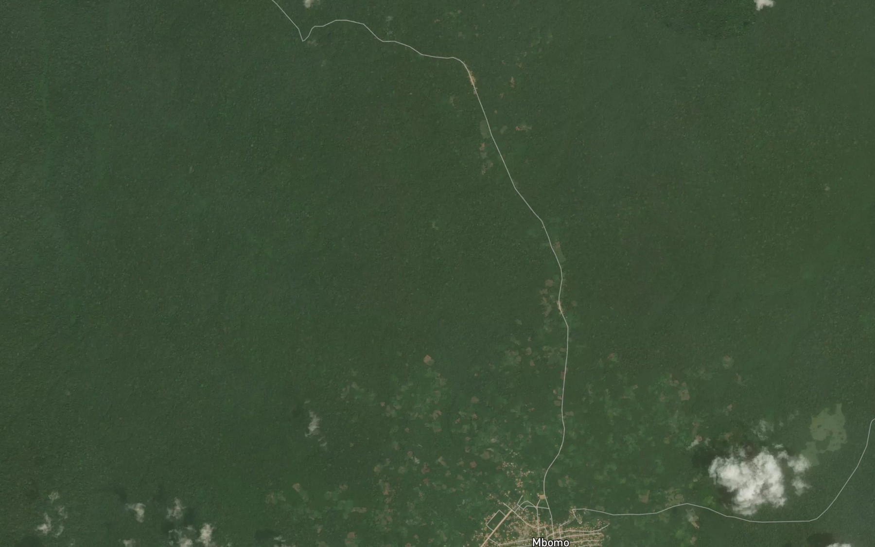 Satellite map of the Pobo