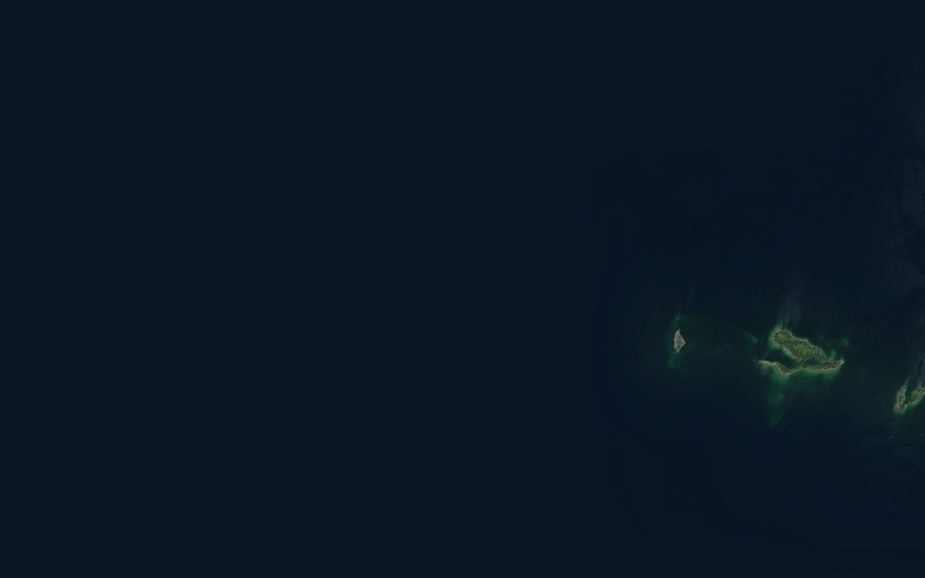 Satellite map of the Labelle Reef