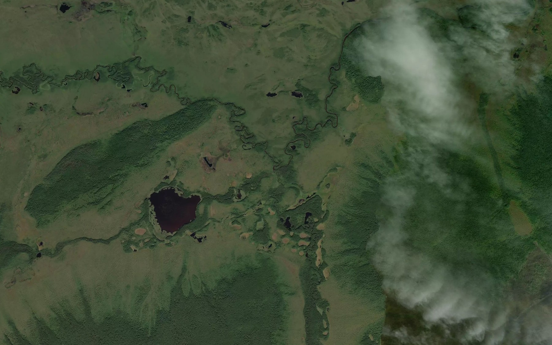 Satellite map of the Verkhnyaya Galino