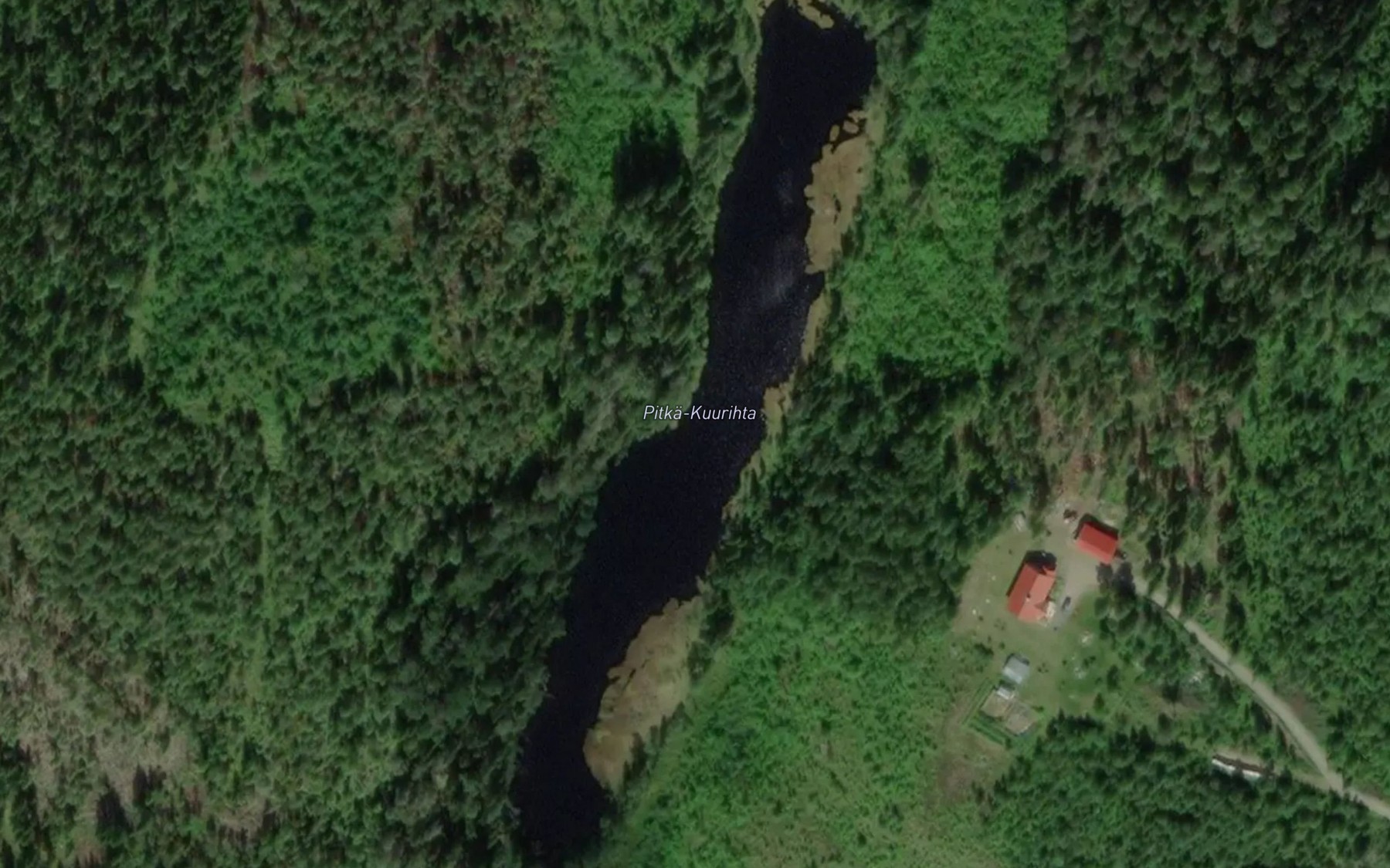 Satellite map of the Pitka-Kuurihta