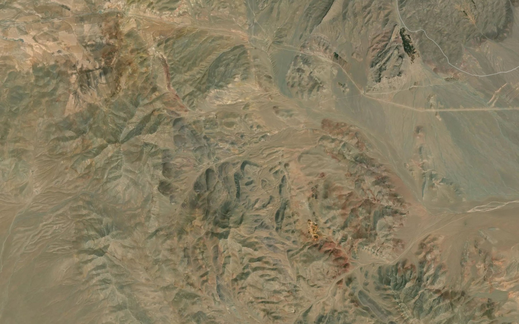 Satellite map of the Cheshmeh-ye Shur