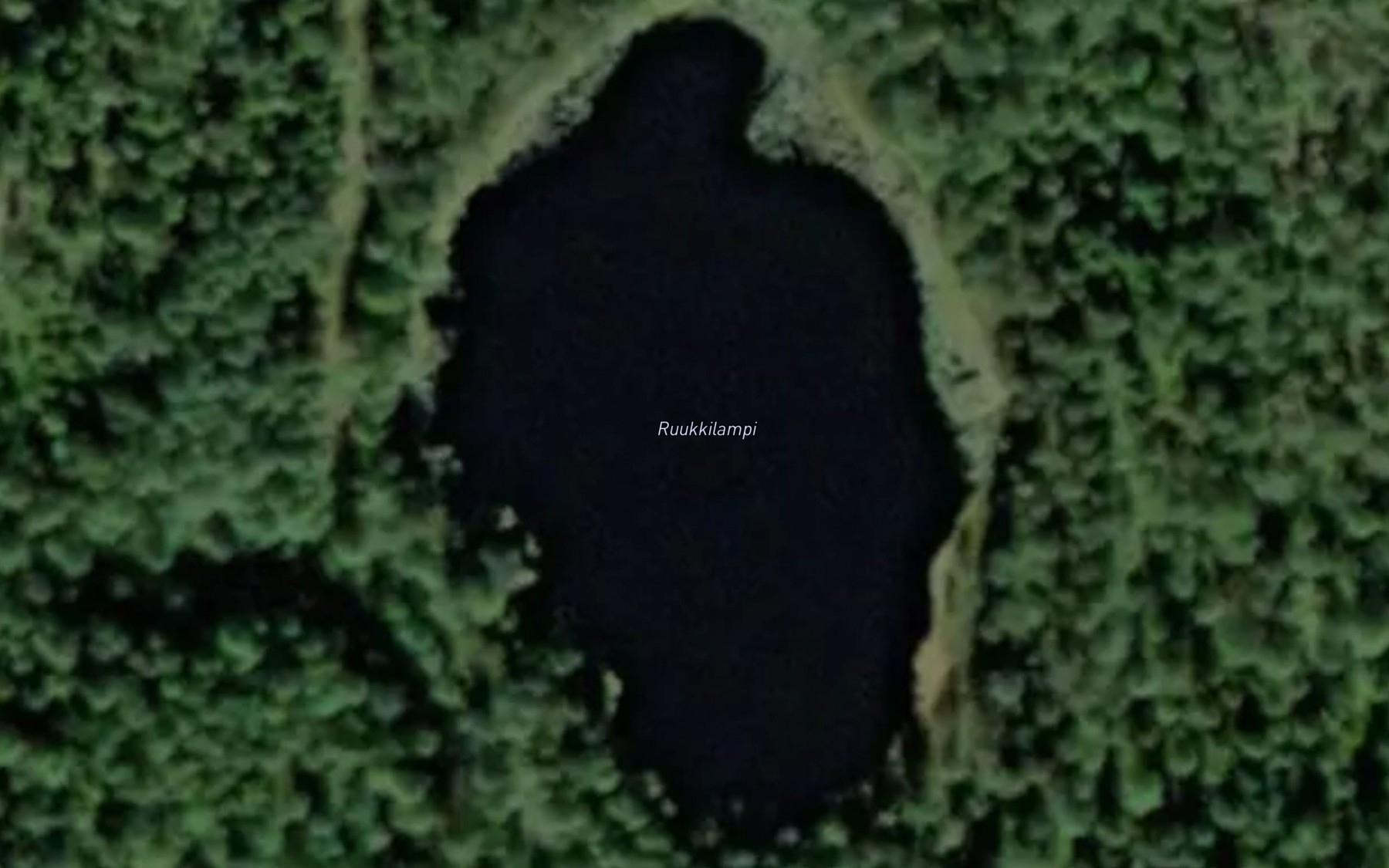 Satellite map of the Ruukkilampi