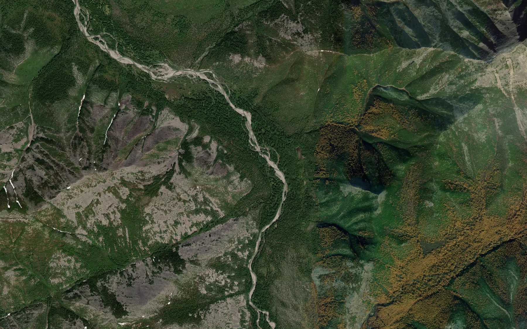 Satellite map of the Valunnyy