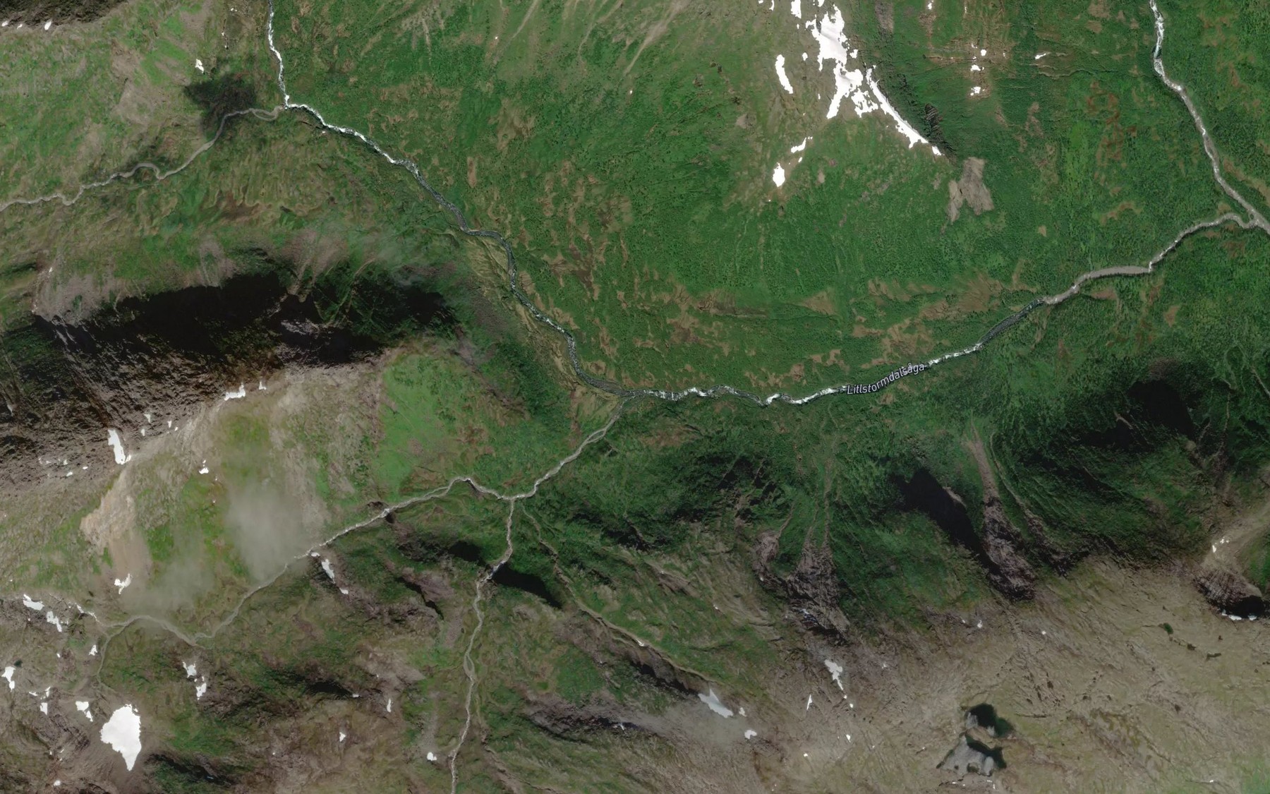 Satellite map of the Suorgisjahka