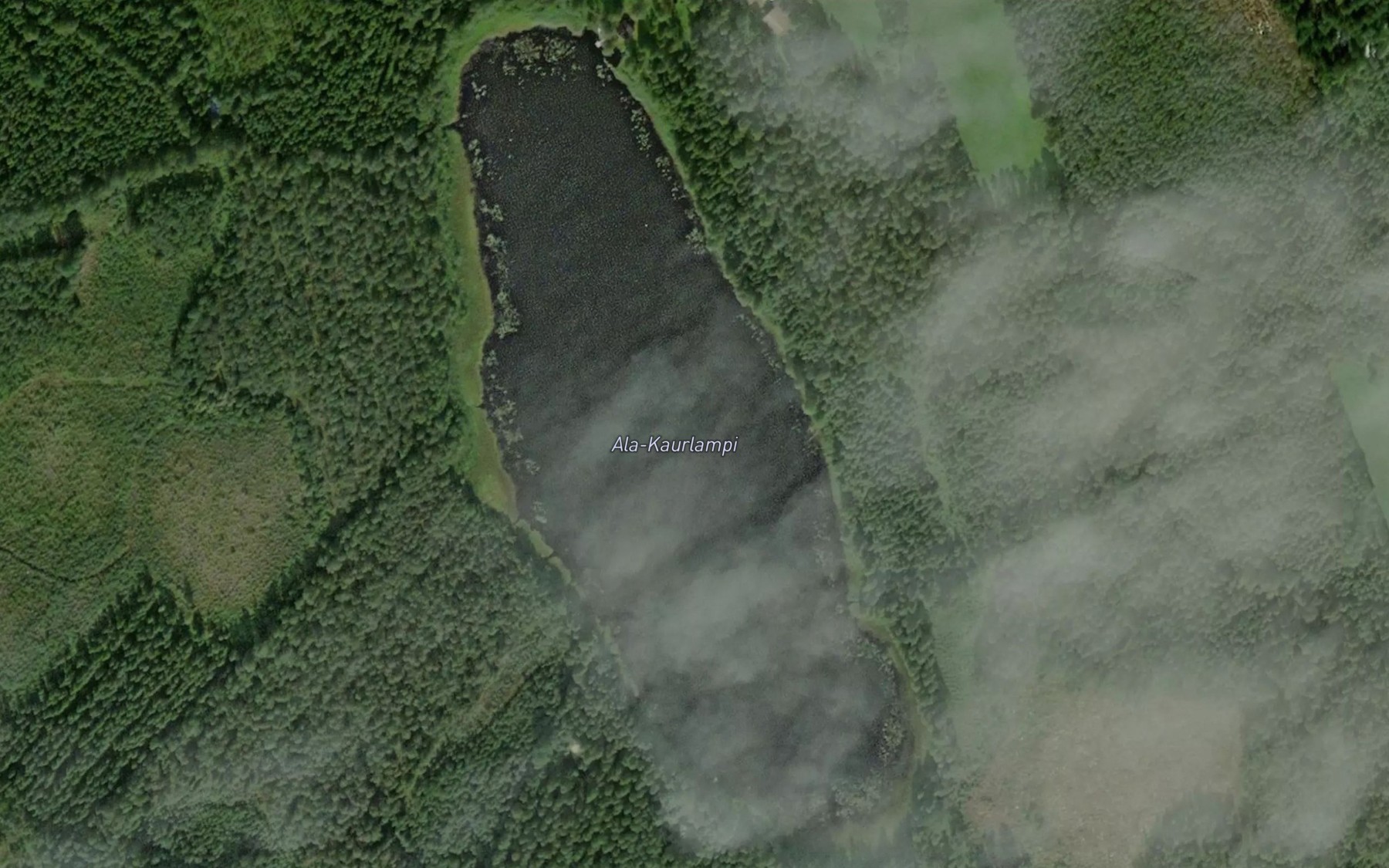 Satellite map of the Ala-Kaurlampi