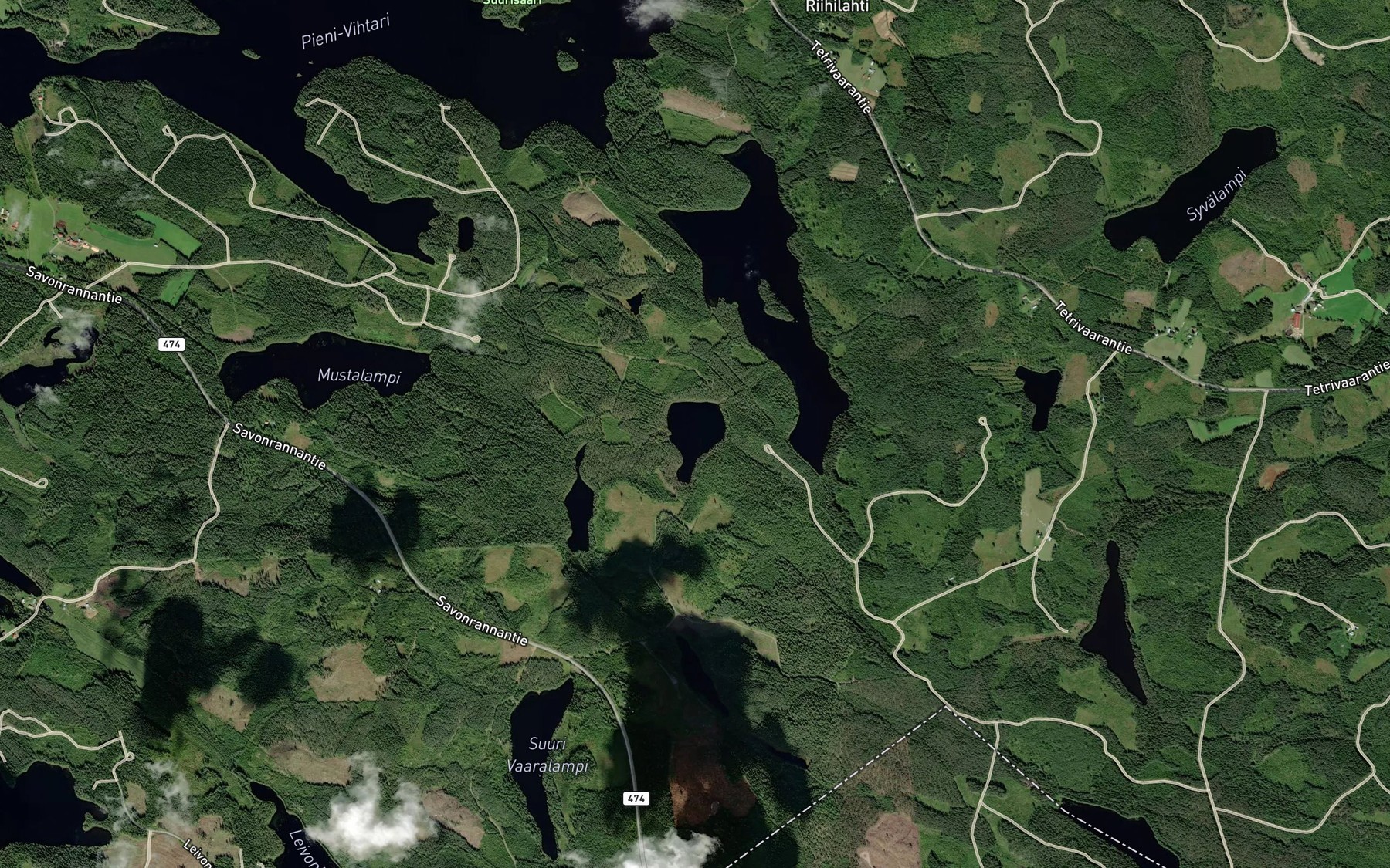 Satellite map of the Pieni-Paasiainen