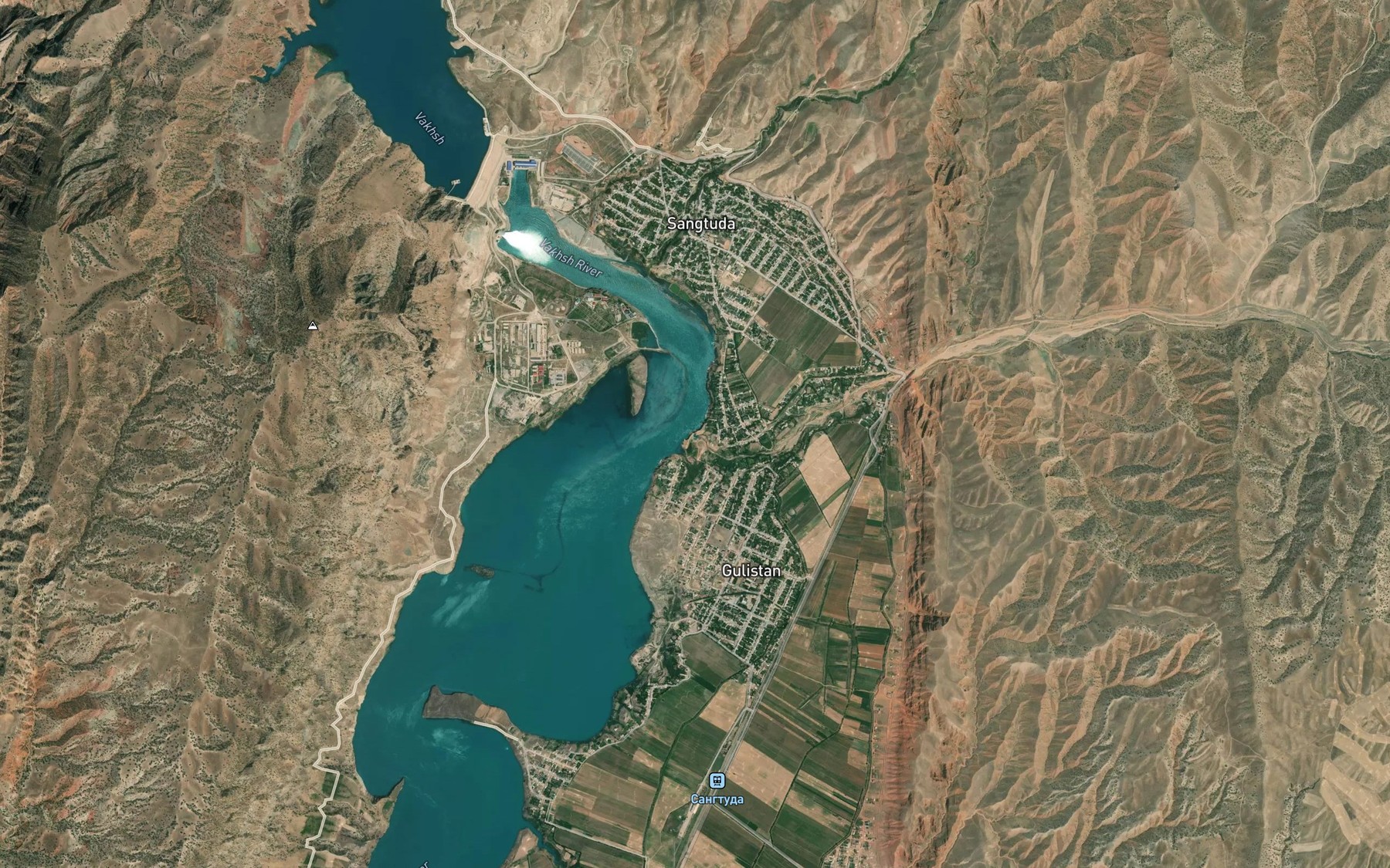 Satellite map of the Obi Sangtuda