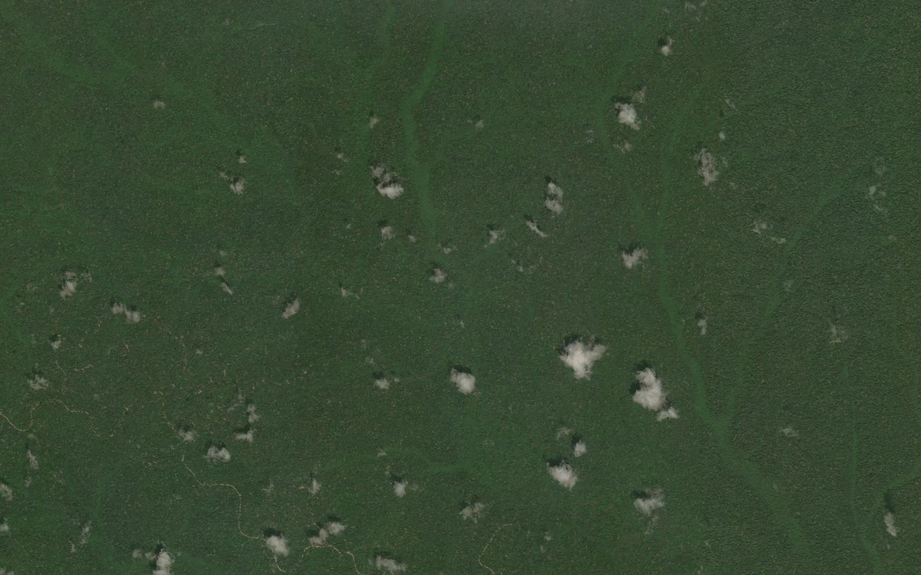 Satellite map of the Angando