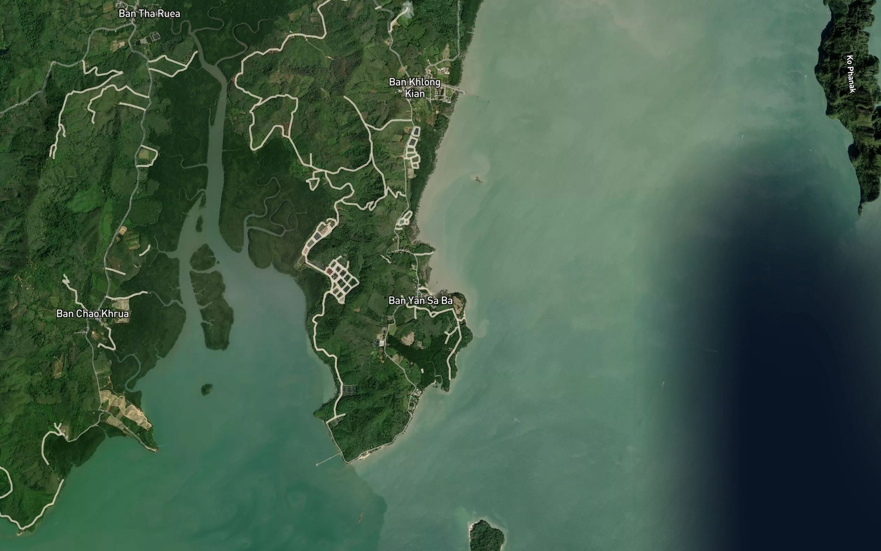 Satellite map of the Ao Man