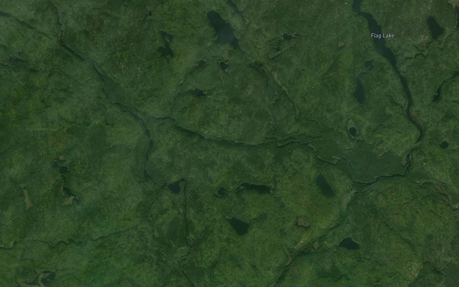 Satellite map of the Little Kindiogami River