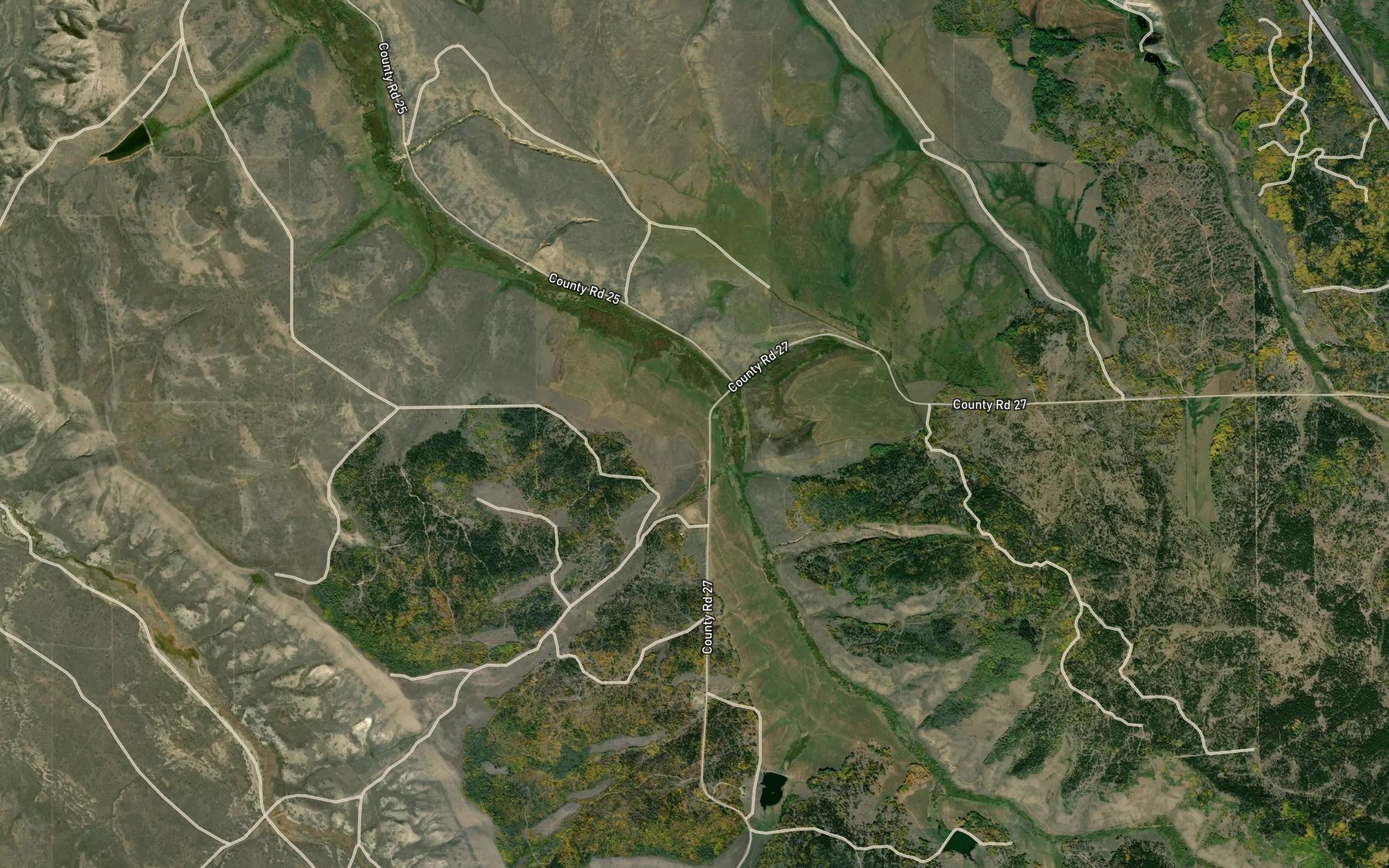 Satellite map of the First Extension Owl Ditch