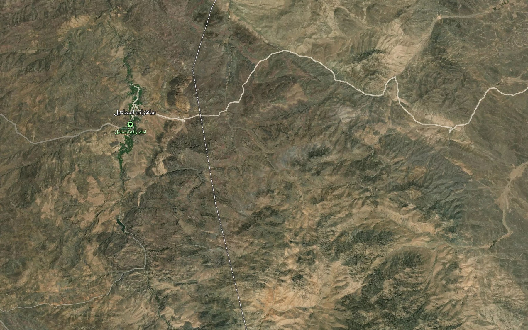 Satellite map of the Cheshmeh-ye Chun Sukhteh