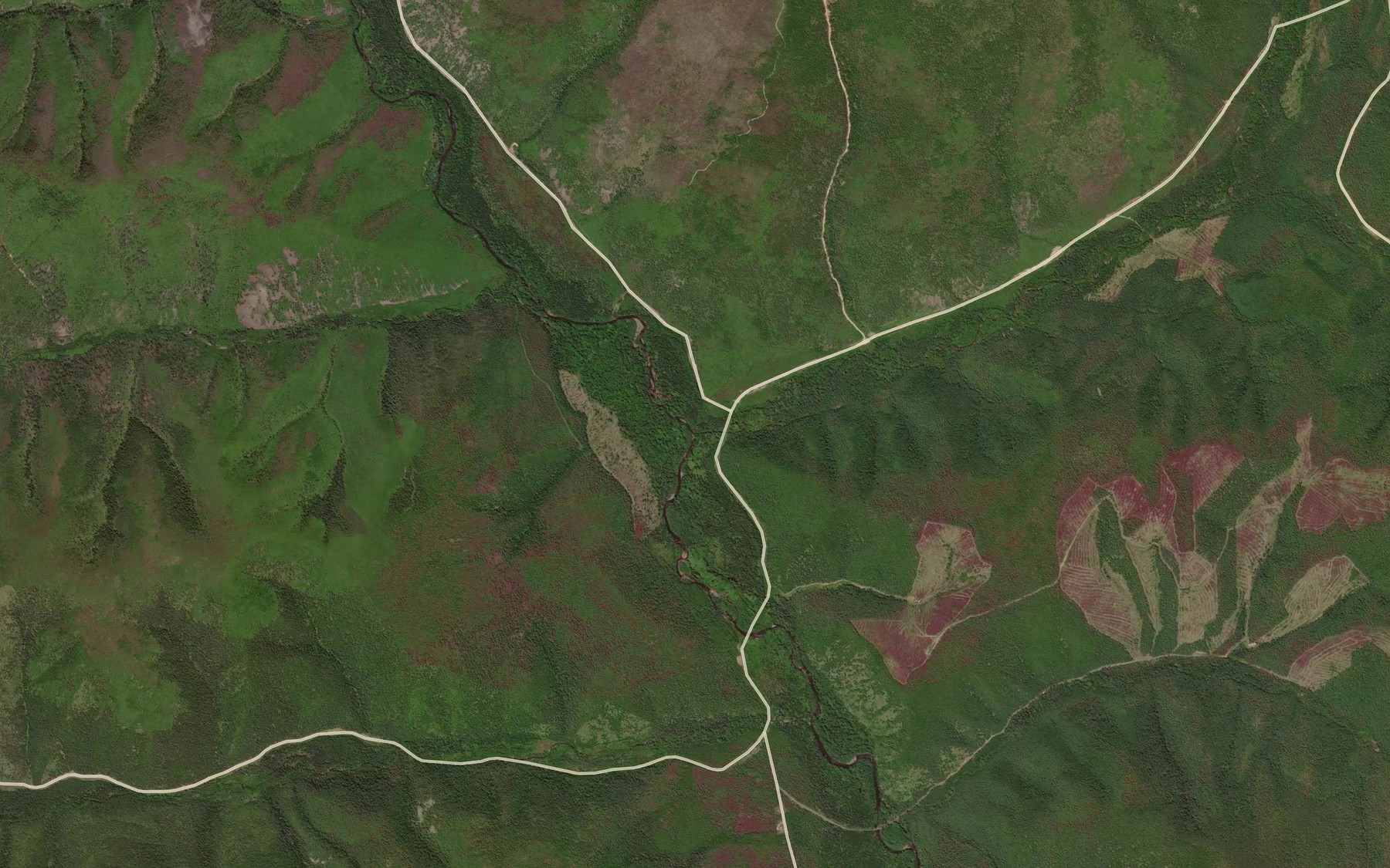 Satellite map of the Gadu