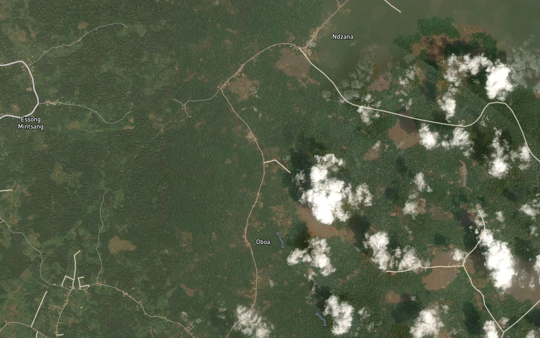 Satellite map of the Mbe