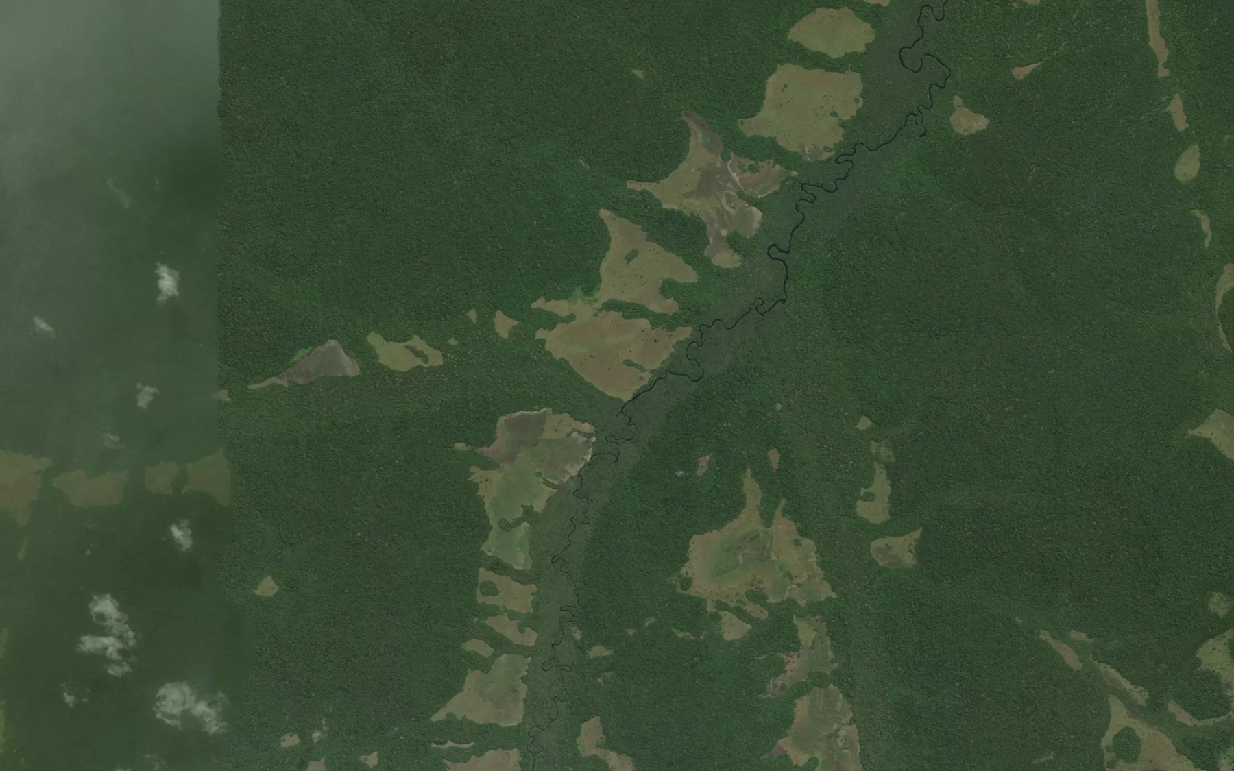 Satellite map of the Eyaki