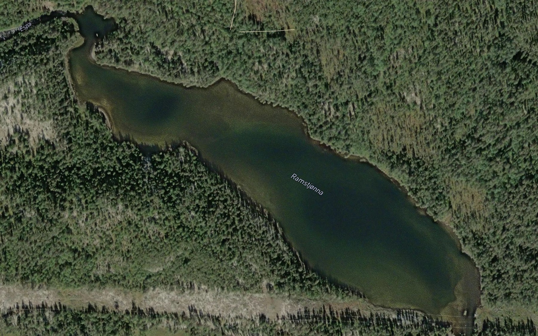 Satellite map of the Ramstjorna