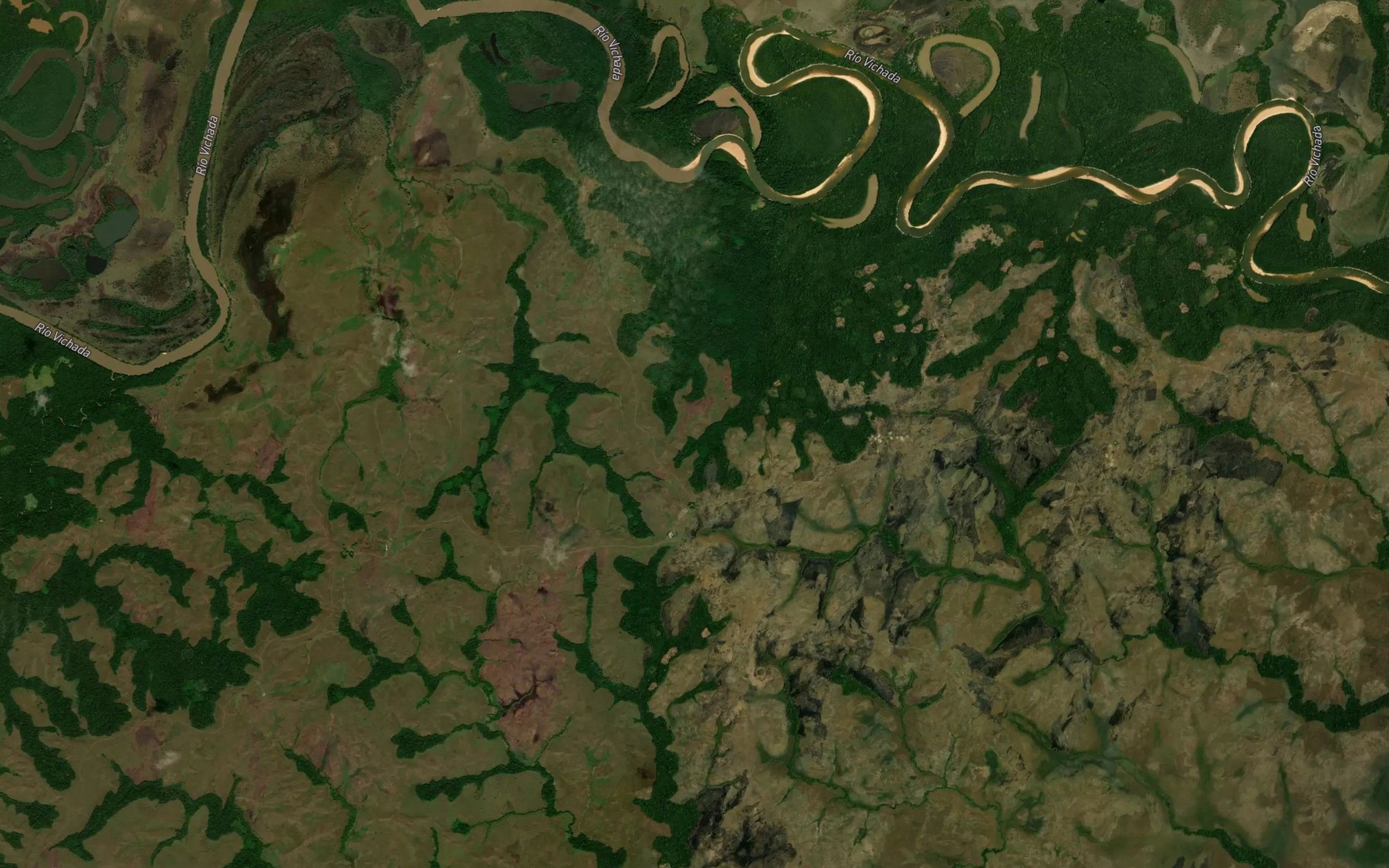 Satellite map of the Rio Tuaba
