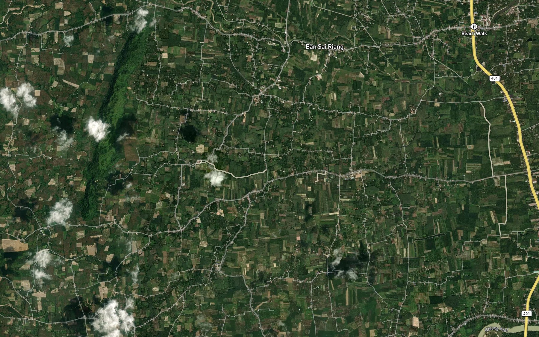 Satellite map of the Khlong Khu Phama