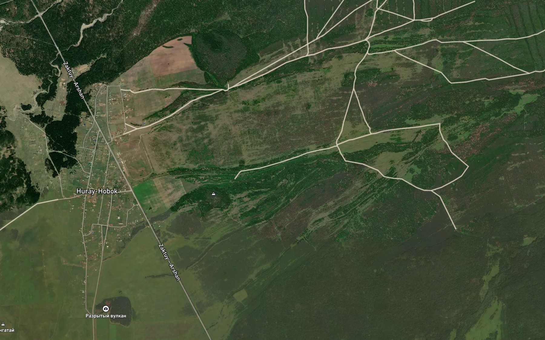 Satellite map of the Khuray-Khobok