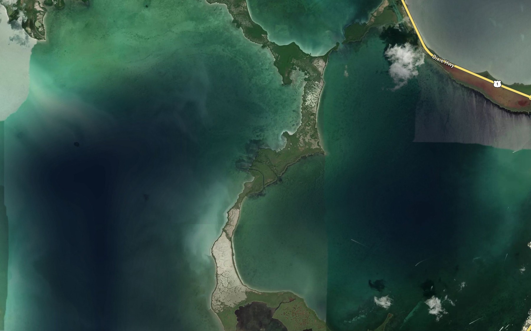 Satellite map of the The Boggies