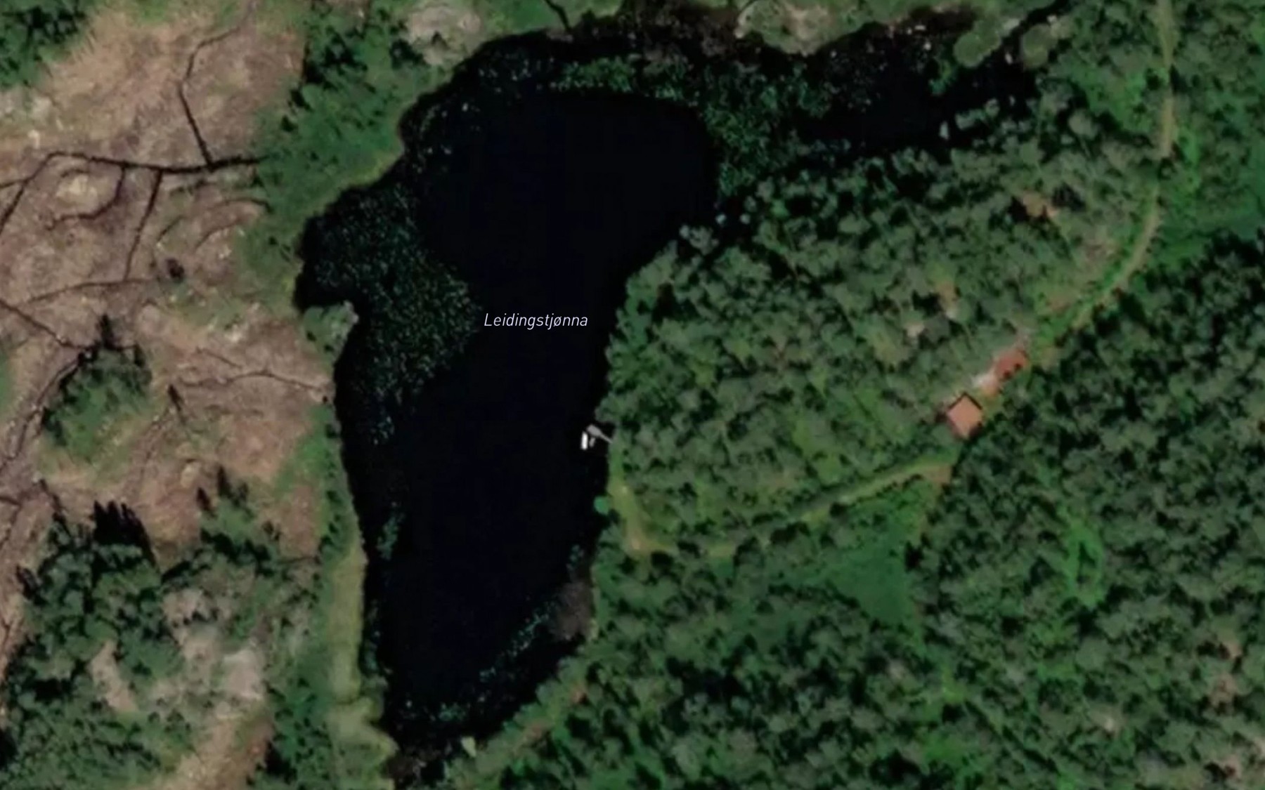 Satellite map of the Leidingstjonna