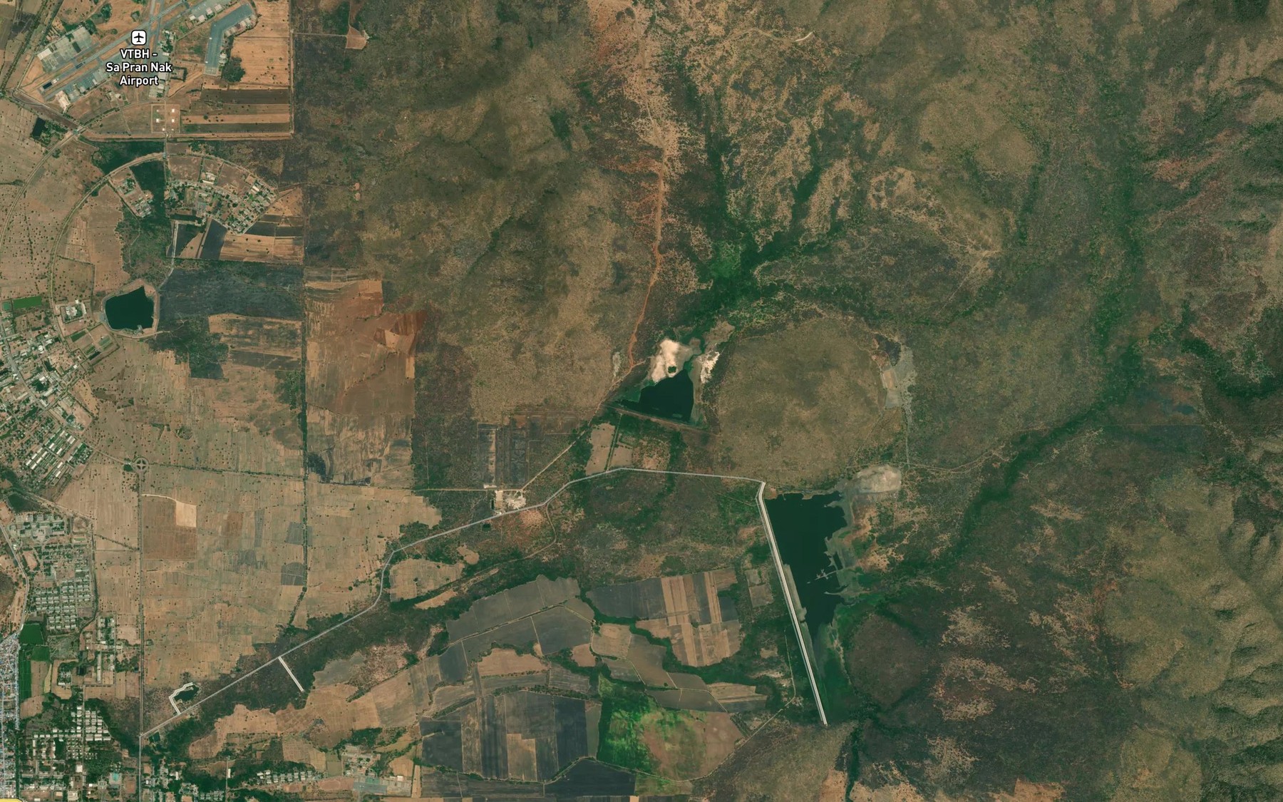 Satellite map of the Ang Kep Nam Phibun Songkhram
