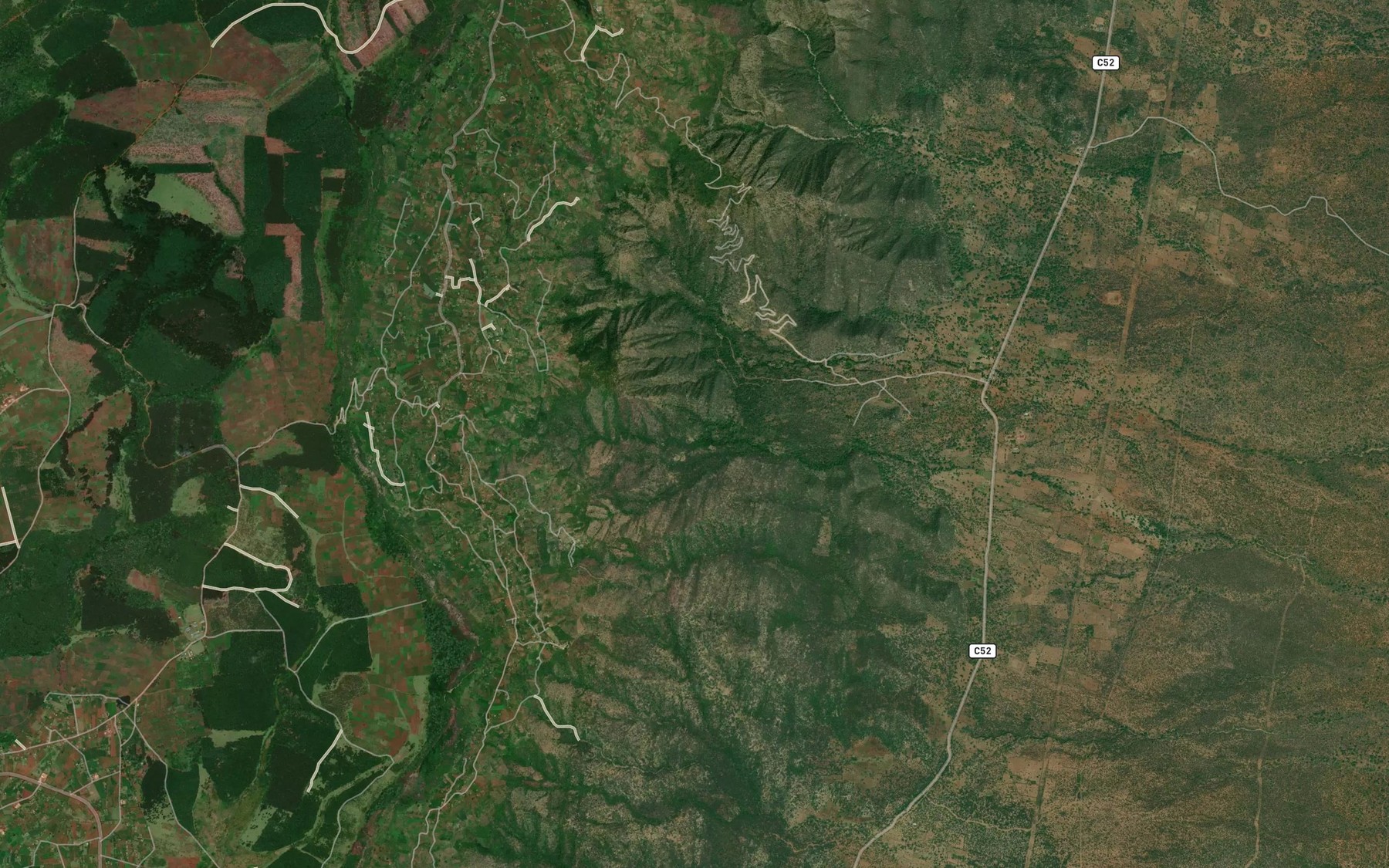 Satellite map of the Emso