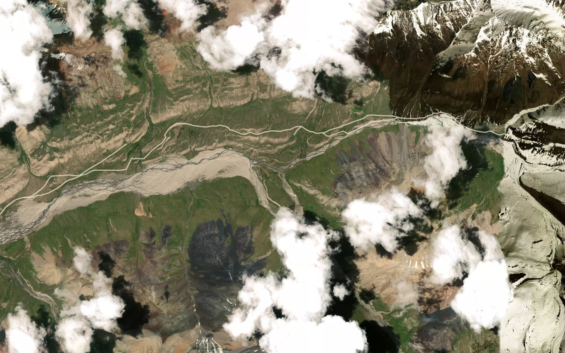 Satellite map of the Egiztor