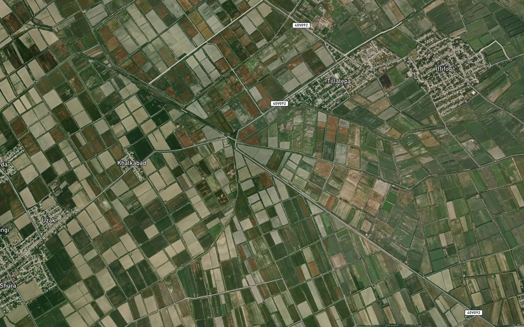 Satellite map of the So`x Tashlamasi
