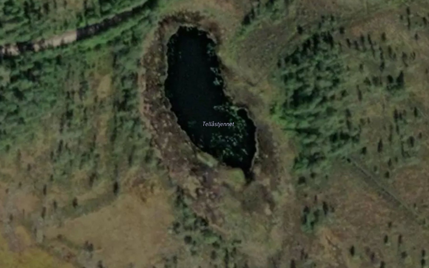 Satellite map of the Tullastjernet