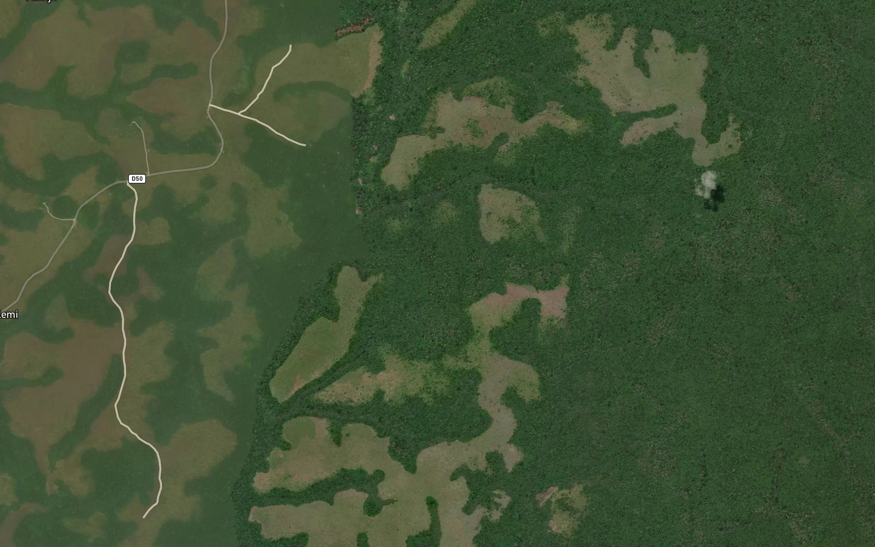 Satellite map of the Msasse