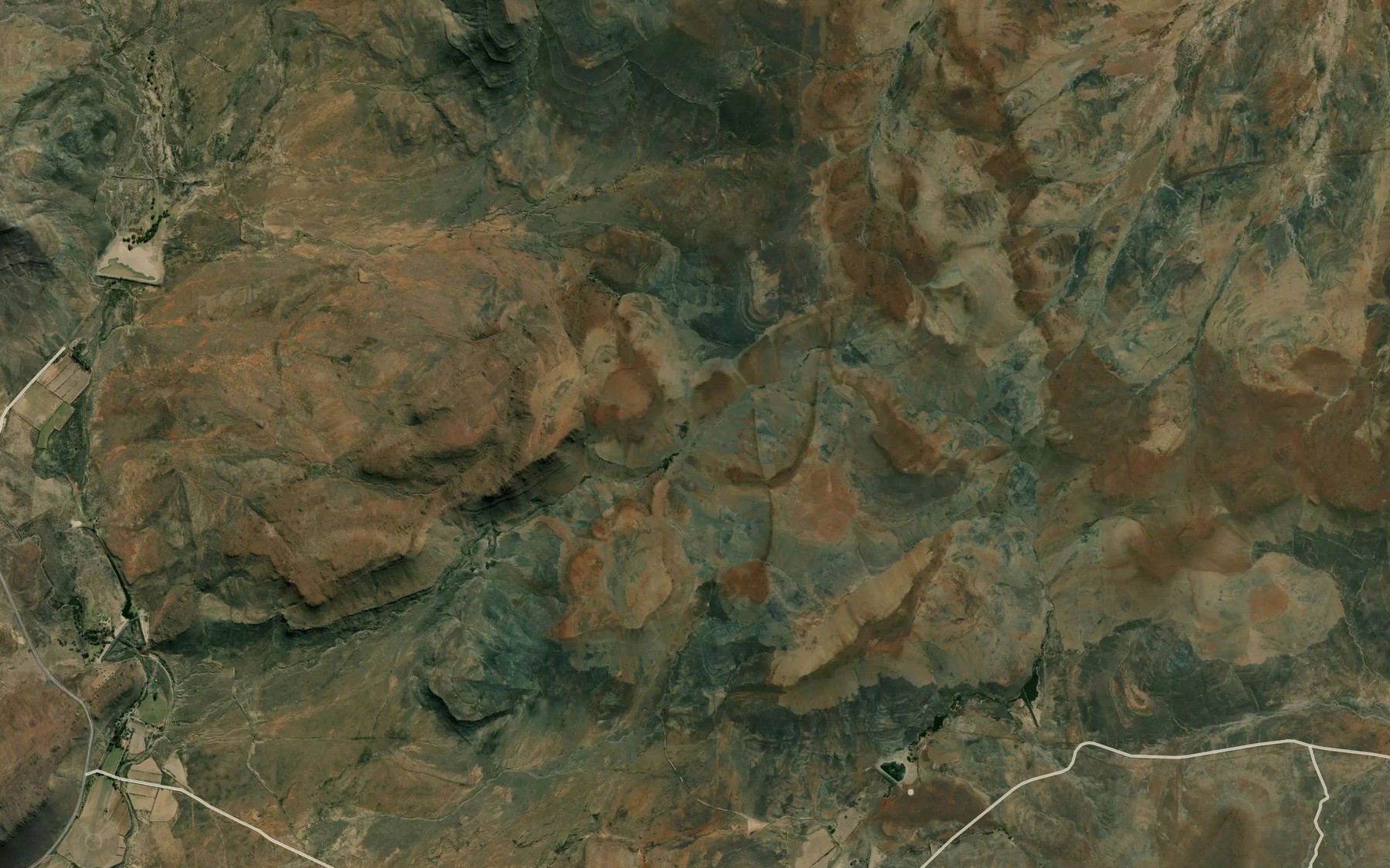 Satellite map of the Witkleikloof