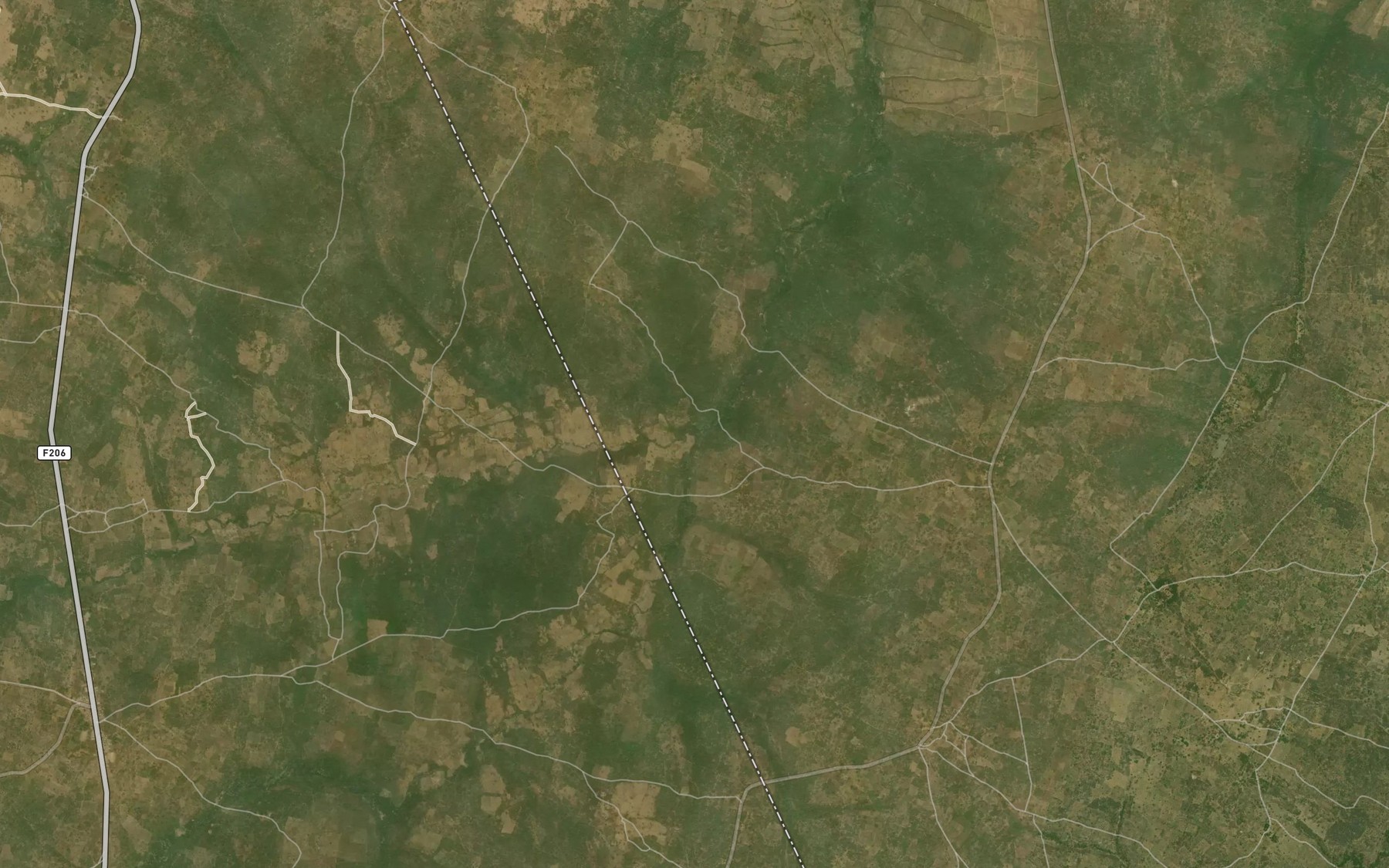 Satellite map of the RiverWusa