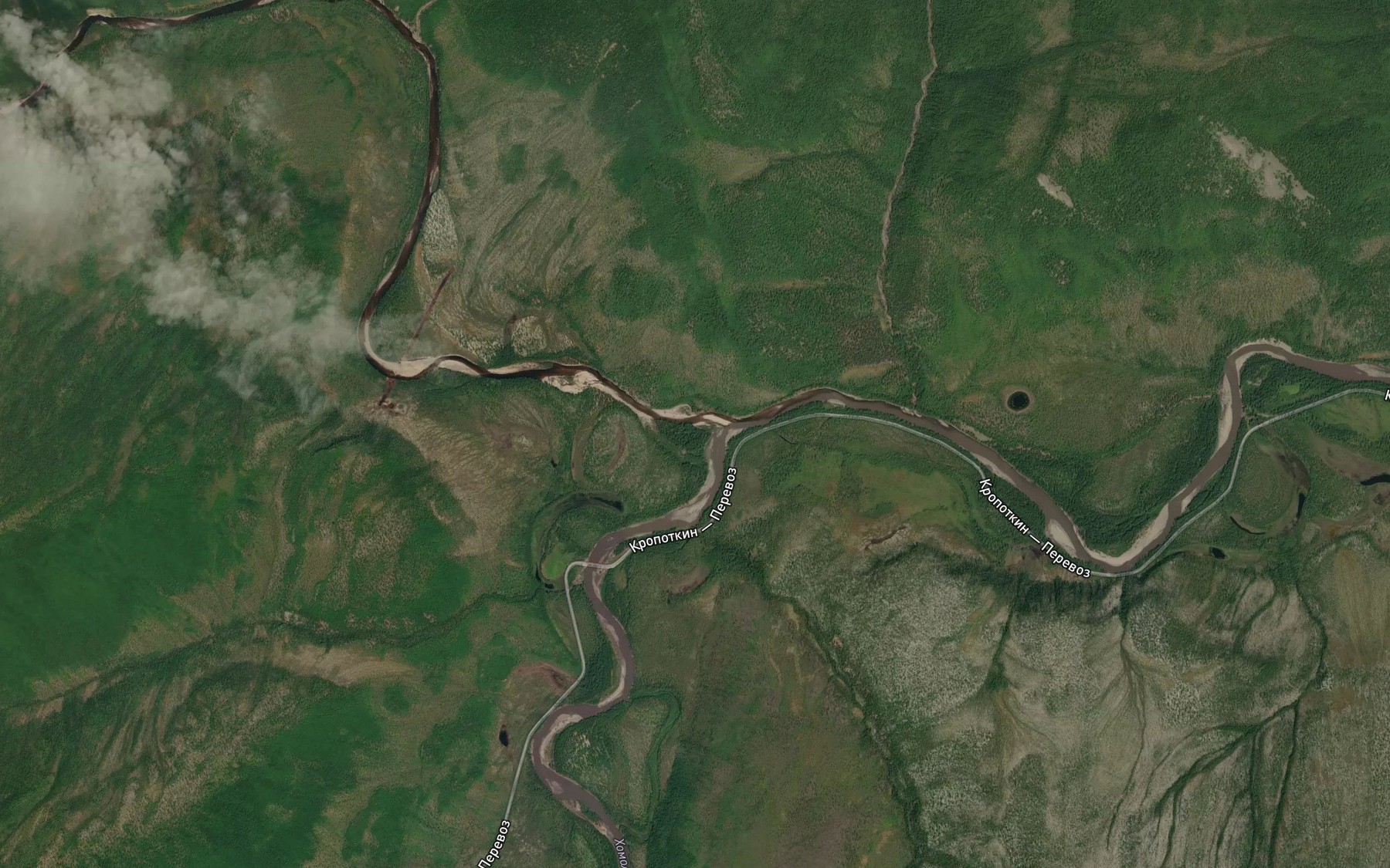 Satellite map of the Malyy Chipiket
