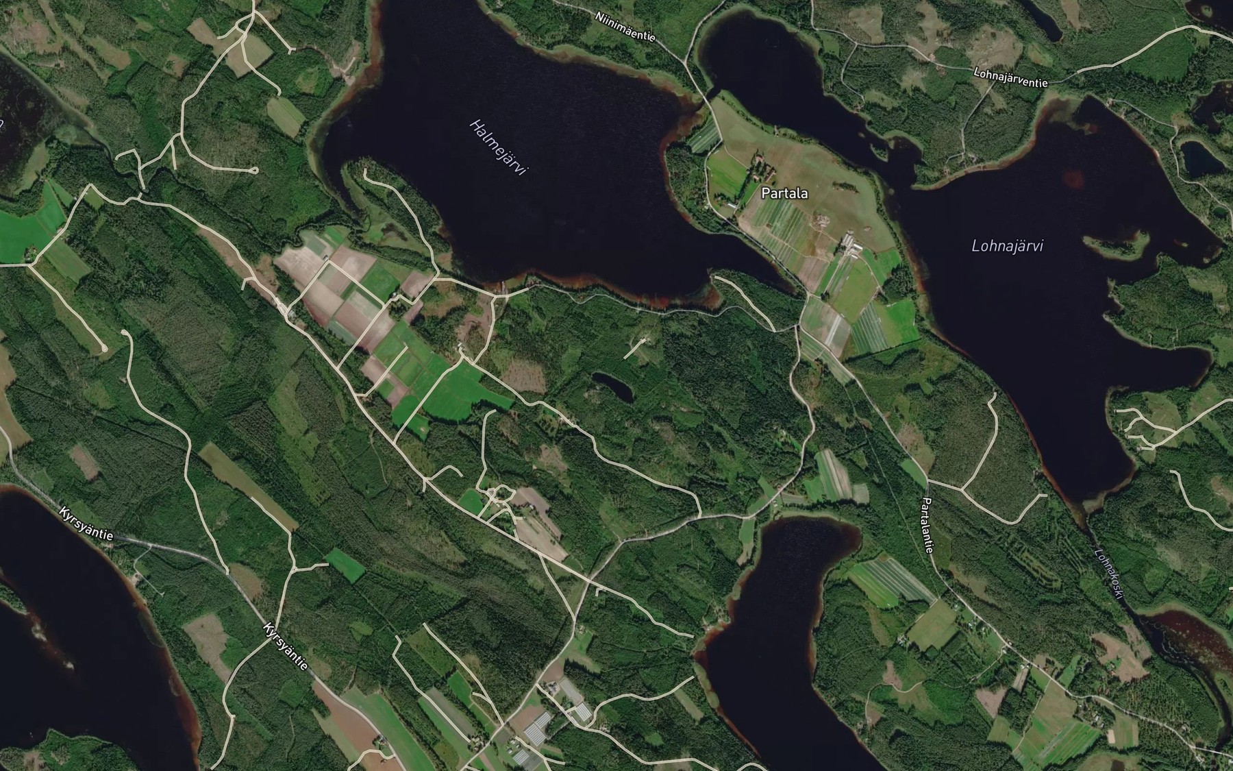 Satellite map of the Sikolampi