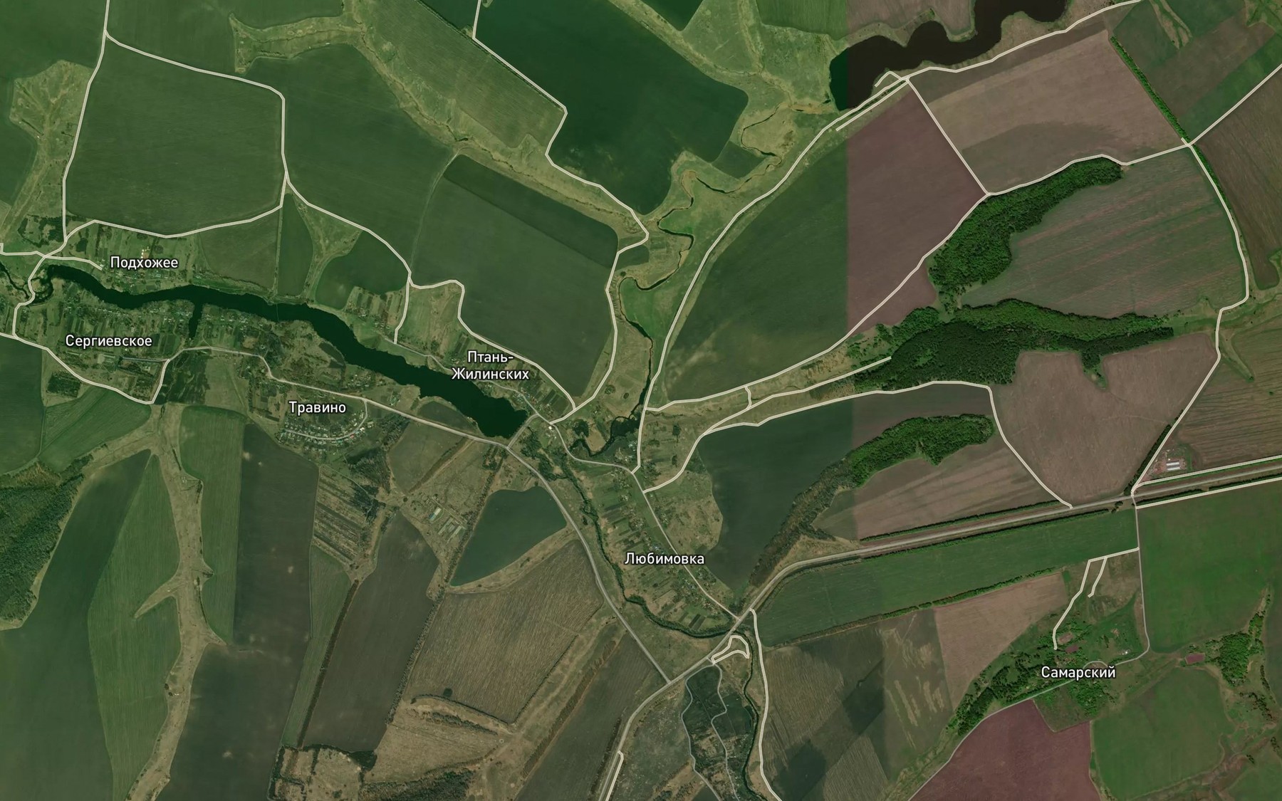 Satellite map of the Gnilusha