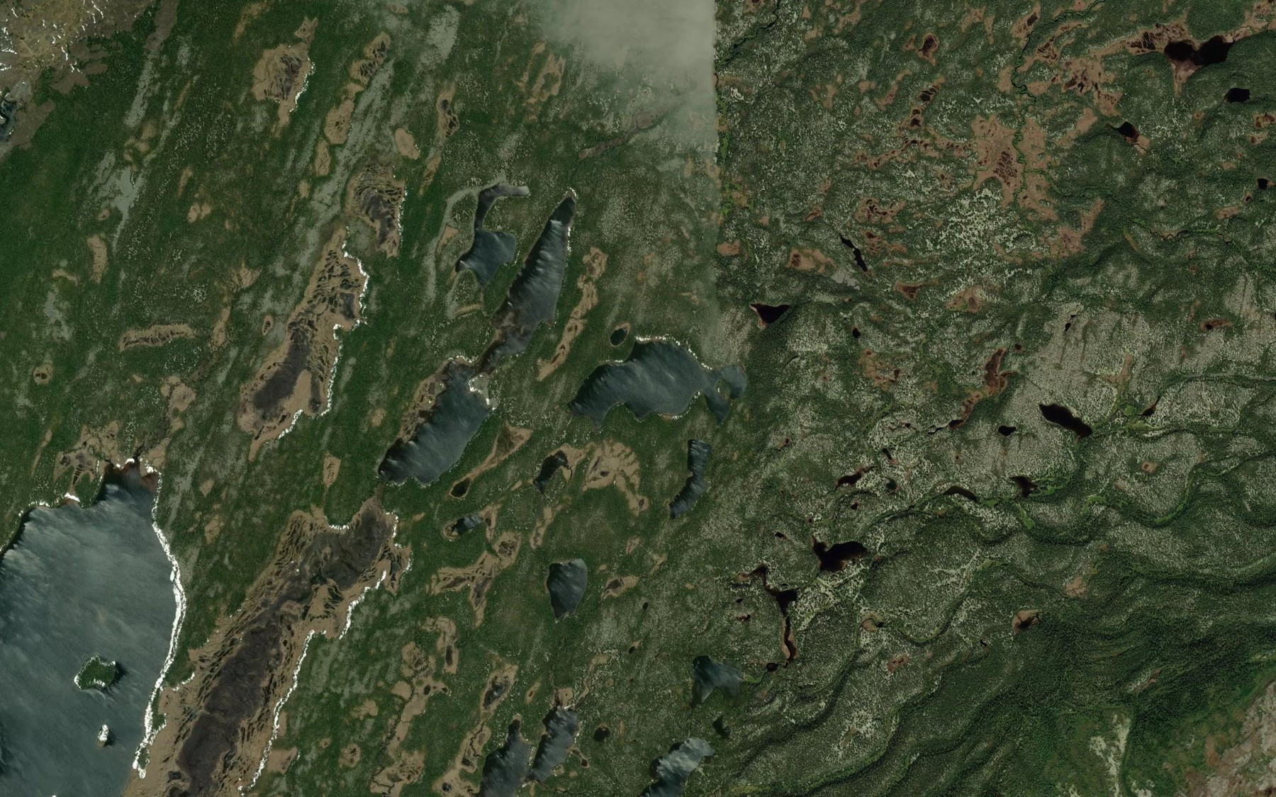 Satellite map of the Lac de l'Outarde