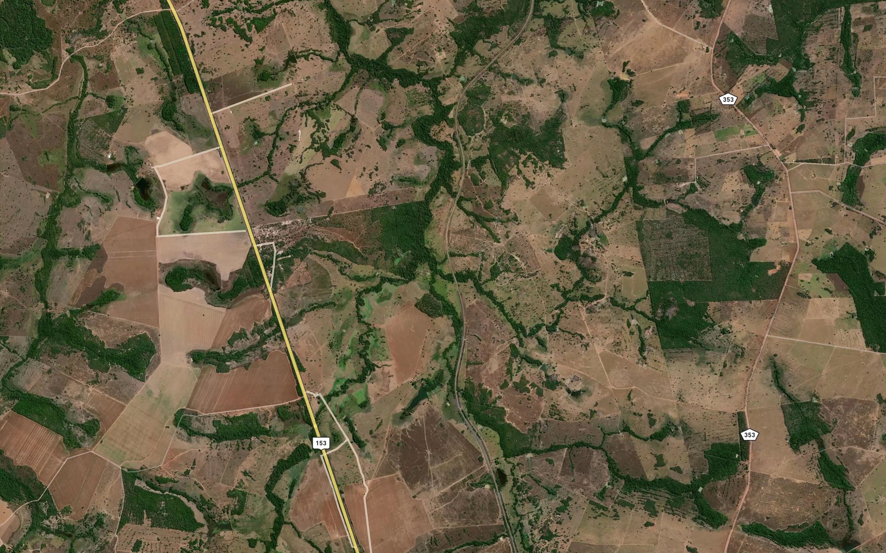 Satellite map of the Corrego Lontra