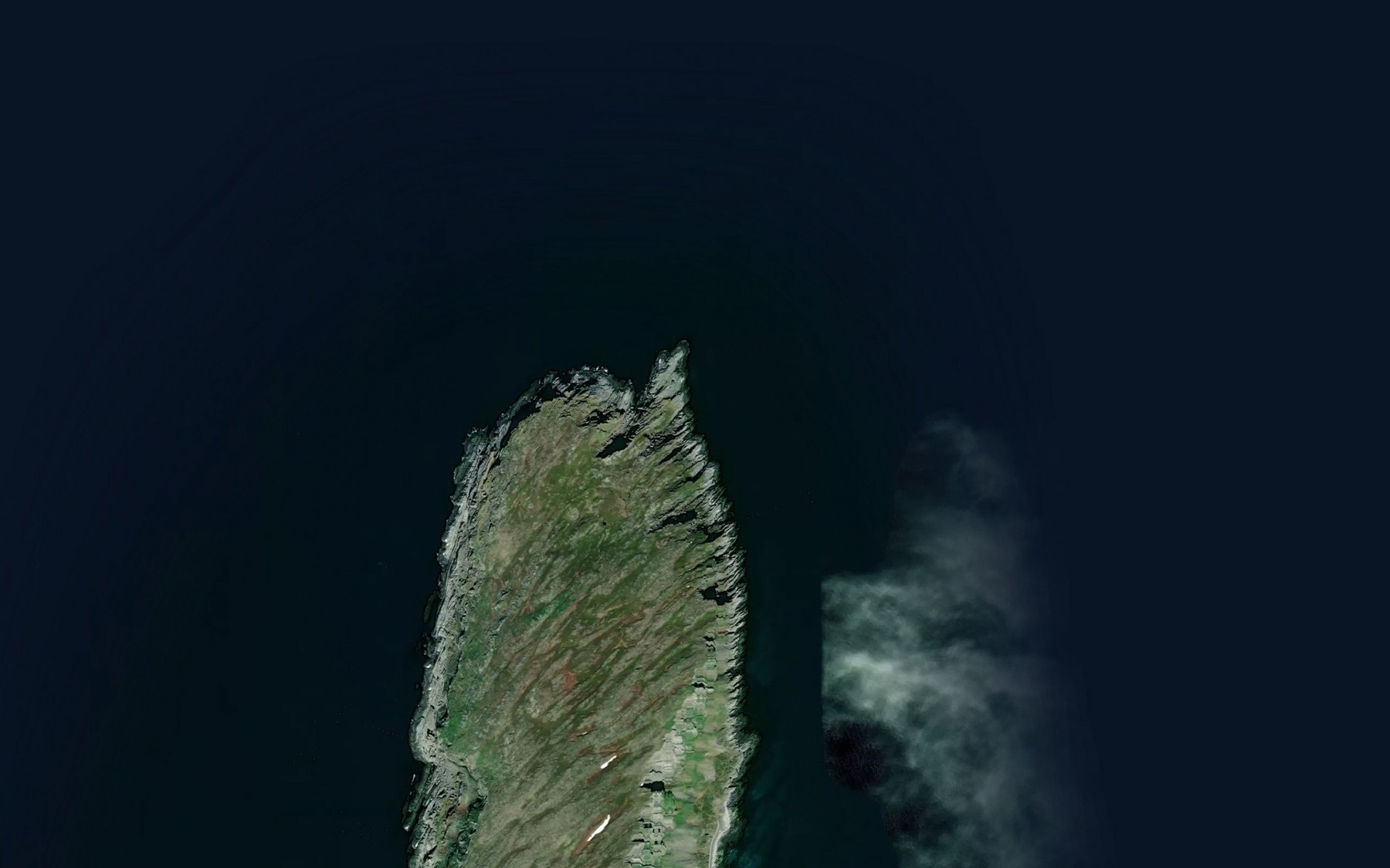 Satellite map of the Torvekjeila