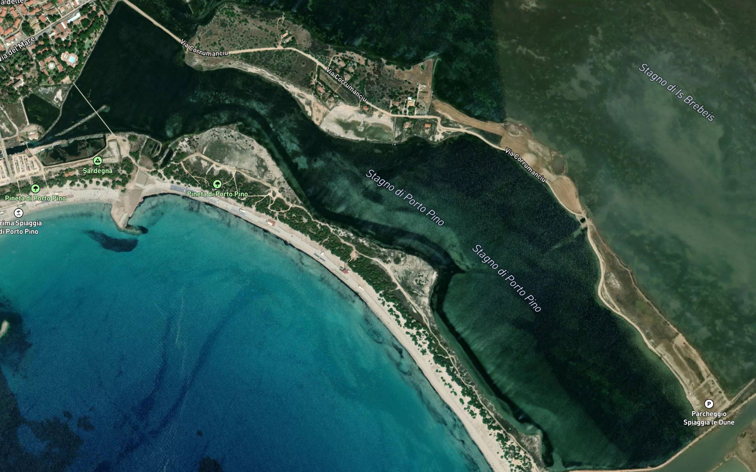 Stagno Spiaggia Porto Pino